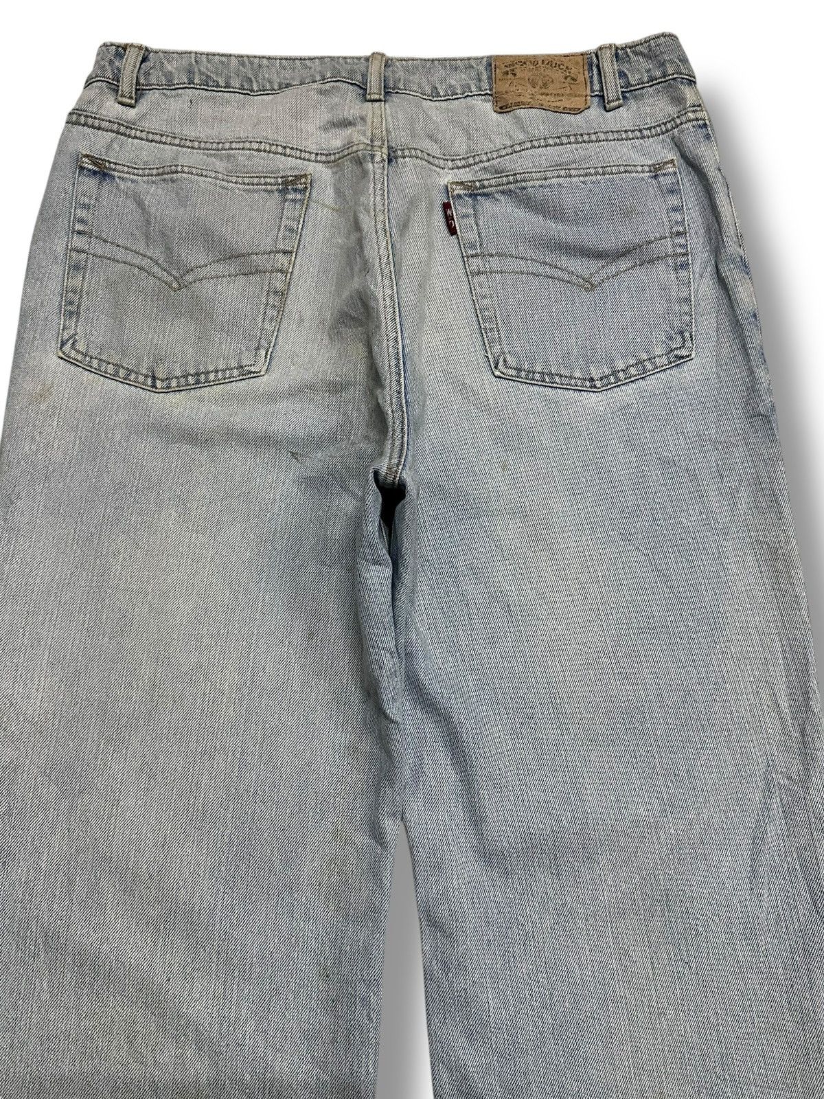 Japanese Brand Wood Duck Vintage Baggy Loose Jean With Distressed and Faded Size US 34 / EU 50 - 6 Thumbnail