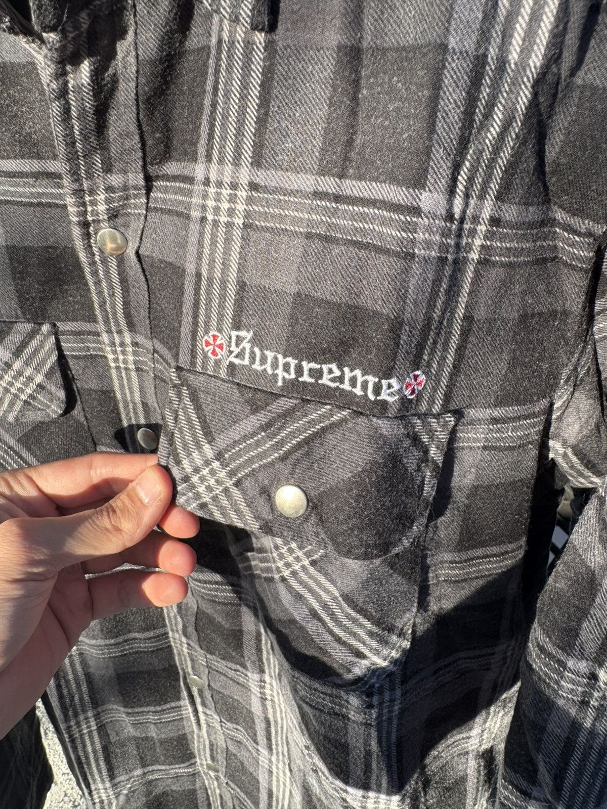 Supreme Supreme independent quilted flannel Size US M / EU 48-50 / 2 - 3 Thumbnail