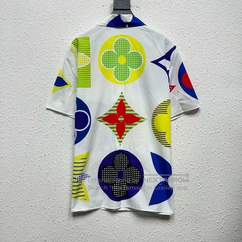 Louis Vuitton Louis Vuitton Three-flower full-print short-sleeve shirt Size US XS / EU 42 / 0 - 2 Thumbnail