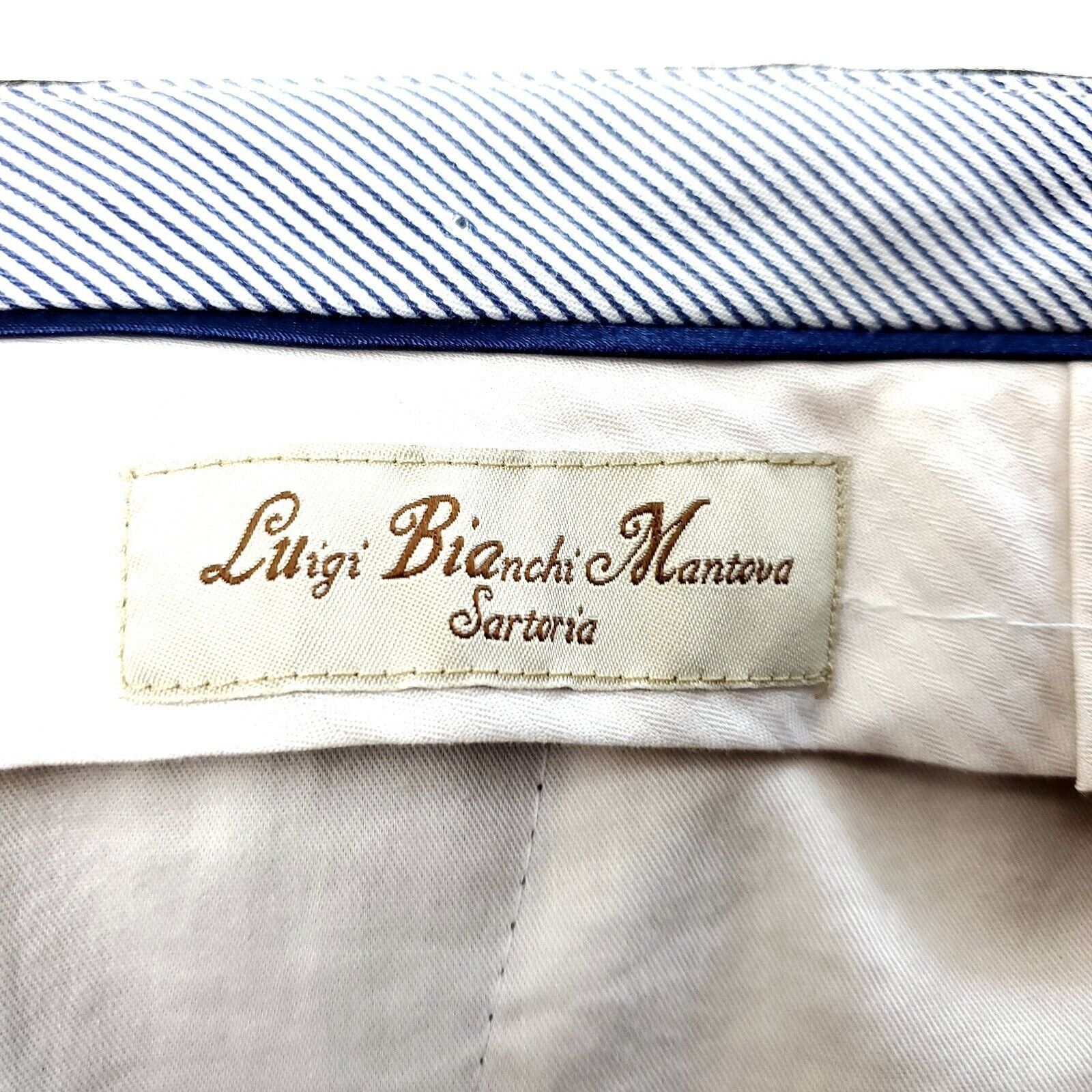 Luigi Bianchi Luigi Bianchi Mantova Sartoria Dress Pants 40/26 Brown Flat Size 40S - 5 Thumbnail