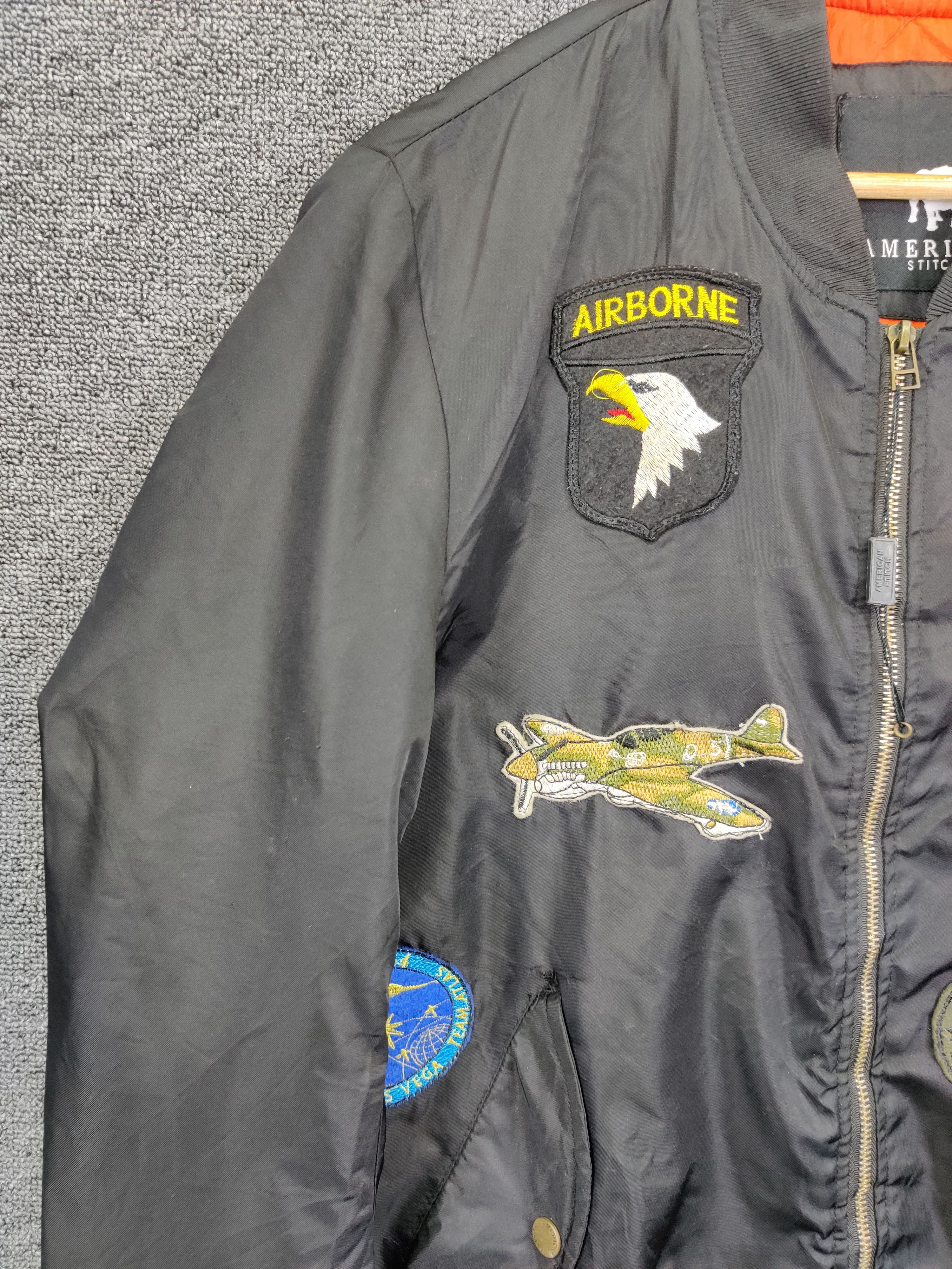 American Stitch Vintage American Stitch MA-1 Flight Bomber Jacket Size US L / EU 52-54 / 3 - 6 Thumbnail