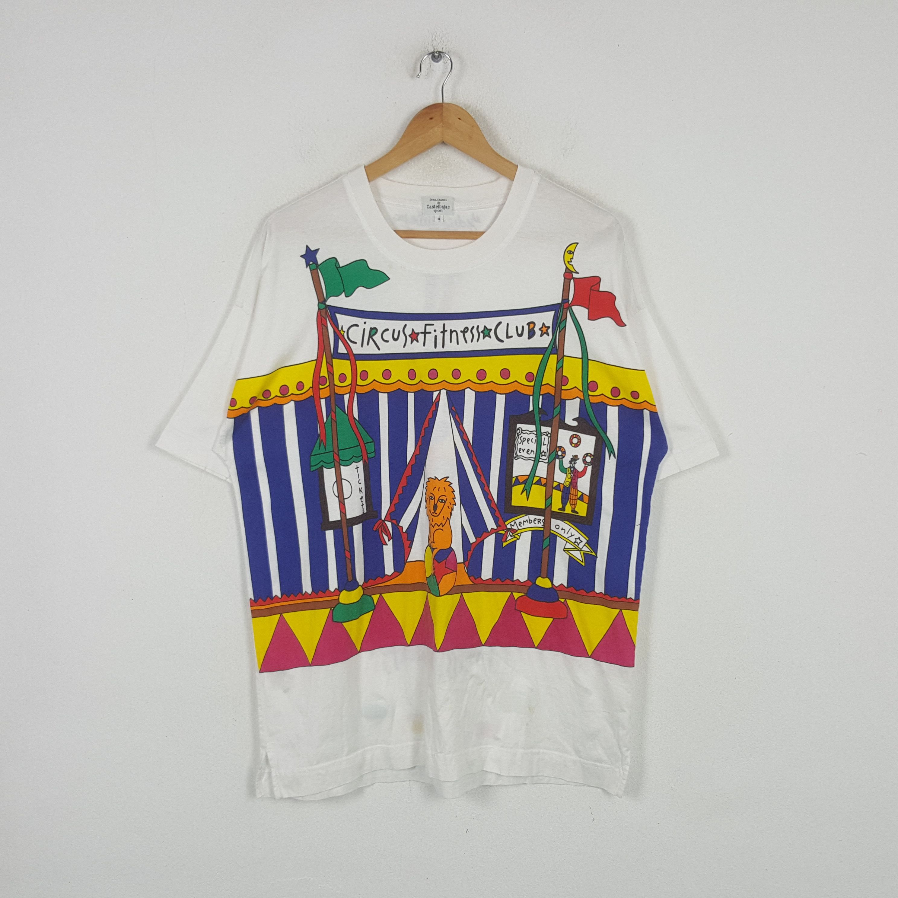 Jean Charles De Castelbajac Vintage Jean Charles De Castelbajac Designer Tshirt C294N6 Size US L / EU 52-54 / 3 - 1 Thumbnail