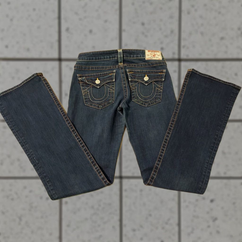 True Religion True Religion Jeans Womens 28 Becky Flare Boot Denim Pants Blue Size 28" / US 6 / IT 42 - 1 Thumbnail