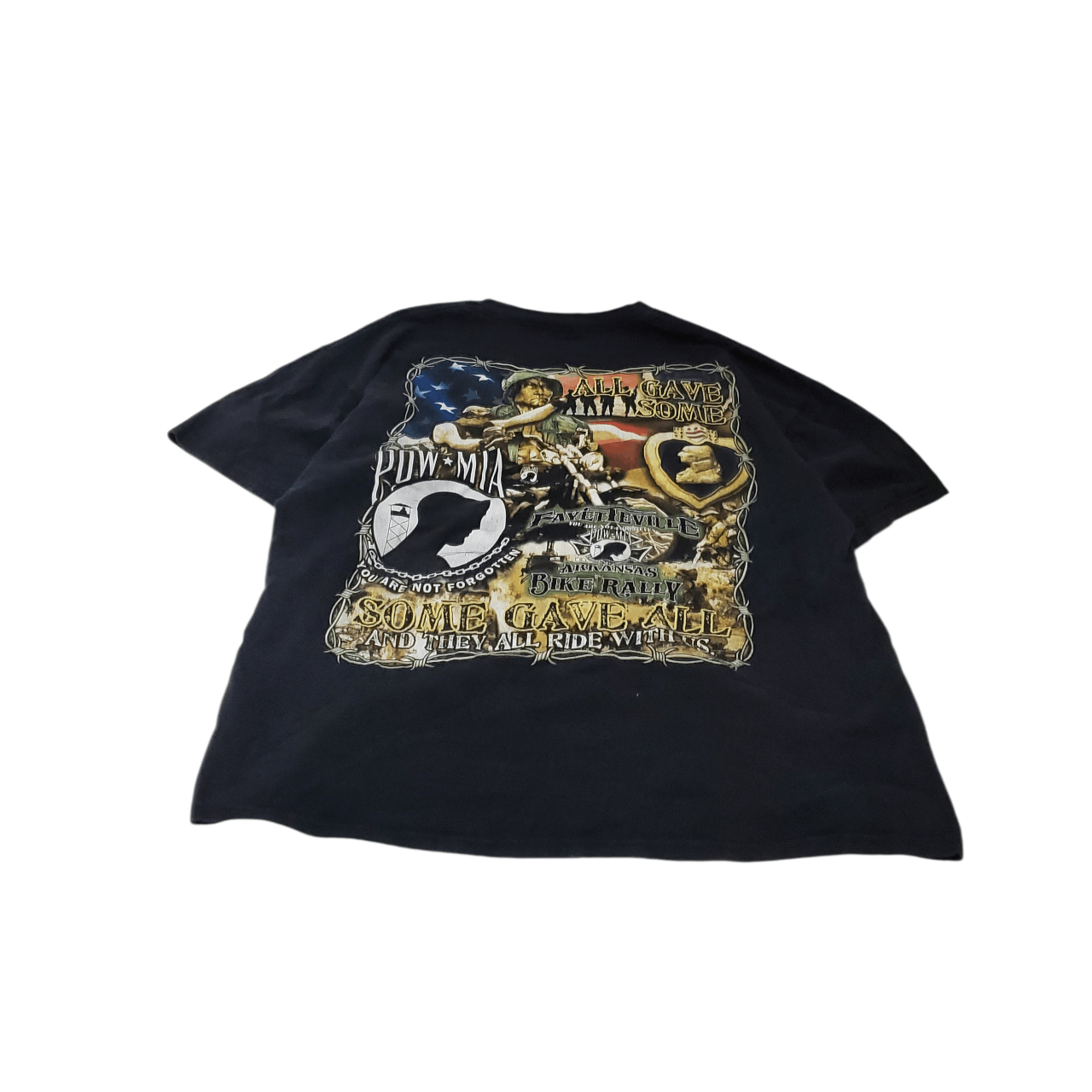 Vintage 2009 Biker Rally POW T-Shirt Size US XXL / EU 58 / 5 - 1 Thumbnail