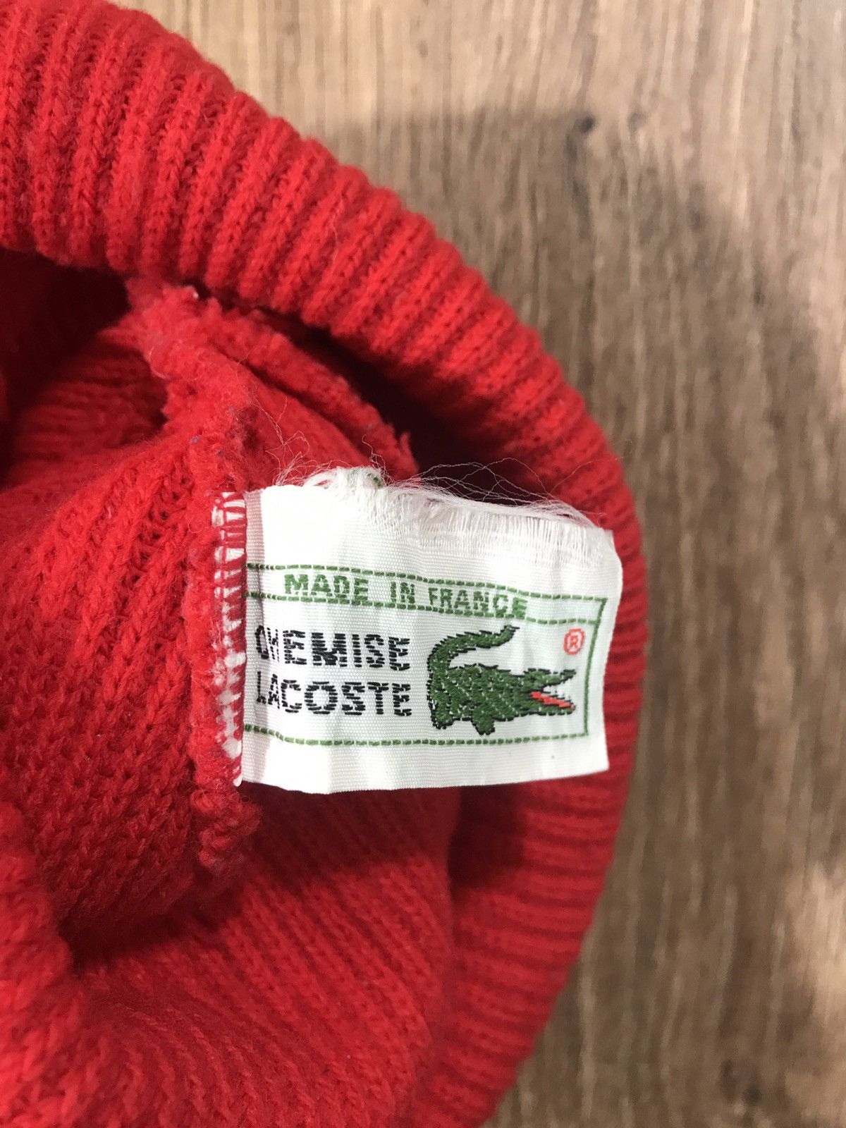 Lacoste × Vintage Lacoste Vintage Beanie Hat Cap 90s One Size Made In France Size ONE SIZE - 9 Thumbnail