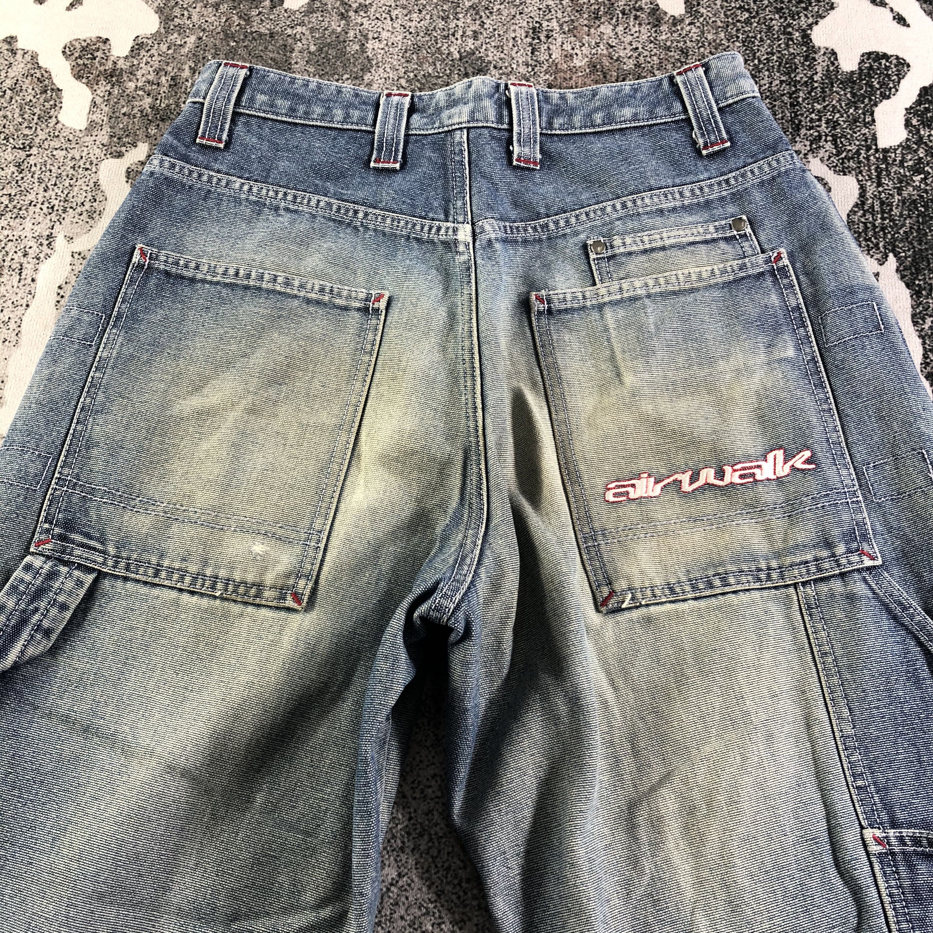Airwalk Vintage Airwalk Carpenter Denim Baggy Jeans KJ2379 Size US 30 / EU 46 - 4 Thumbnail