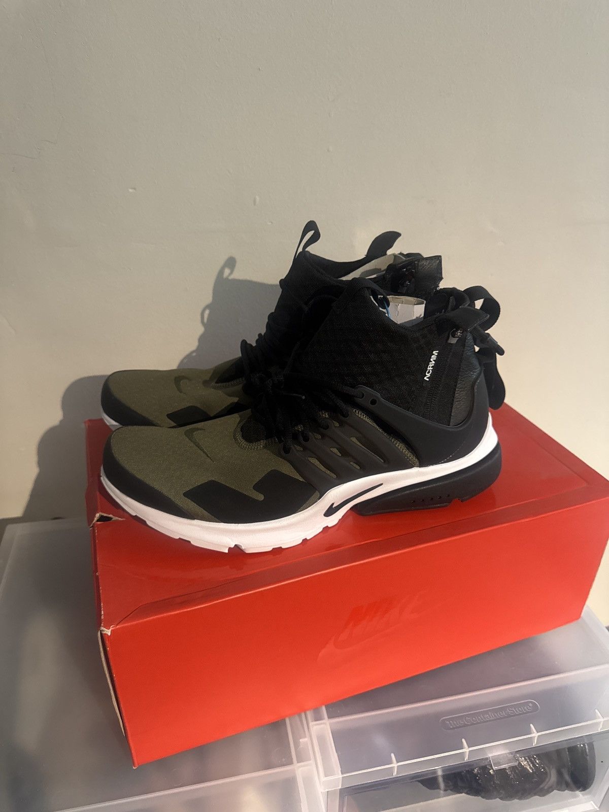 Acronym × Nike Nike Presto Acronym Olive Size US 11 / EU 44 - 1 Thumbnail