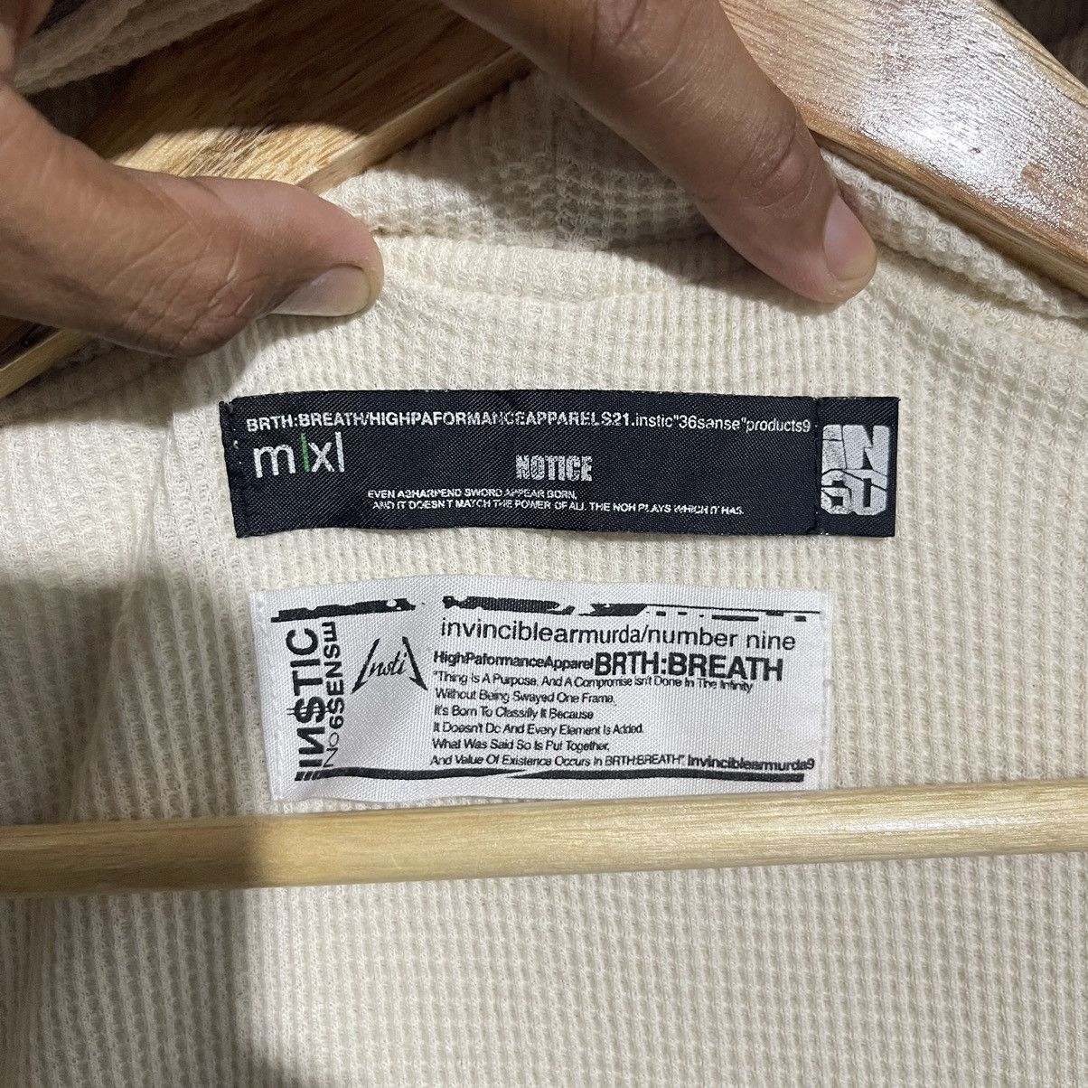 Japanese Brand BRTH:BREATH x Instinct No Sense Avant-Garde Zip Hoodie Size US XL / EU 56 / 4 - 8 Thumbnail