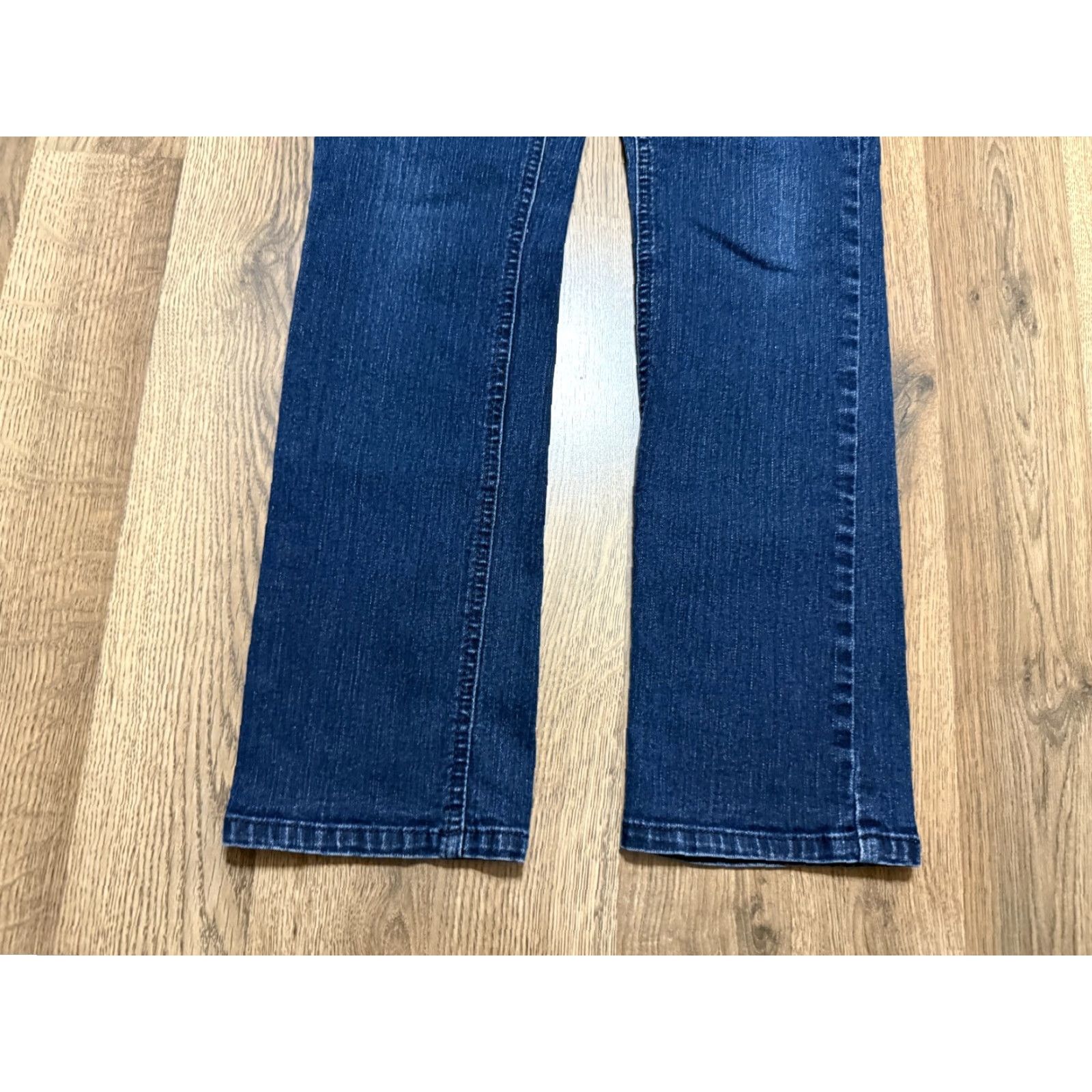 Jones New York Jones New York Jeans Women 4 Blue Denim Lexington Straight Dark Wash Jeans 5-Pocket Stretch Regular Inseam 30 Autumn Winter Spring Summer Vintage No Size 27" / US 4 / IT 40 - 3 Thumbnail