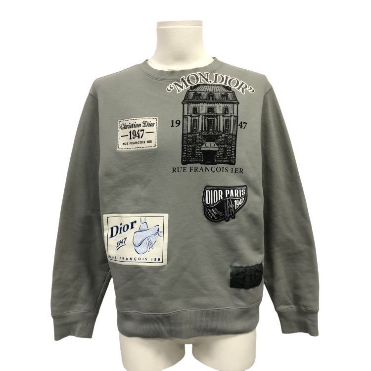 Dior Dior Graphic Logo Sweatshirt Size M Size US M / EU 48-50 / 2 - 1 Thumbnail