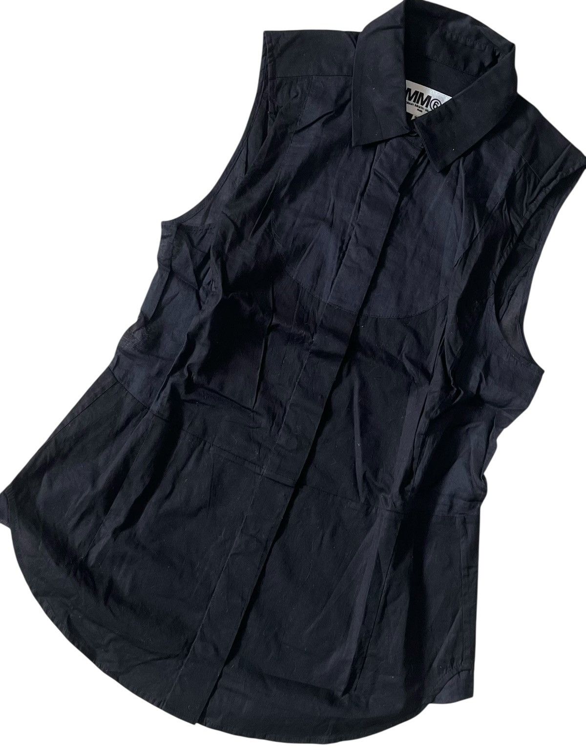 Maison Margiela TAX FREE 🇺🇸 margiela mm6 sleeveless button up shirt Size US S / EU 44-46 / 1 - 2 Thumbnail