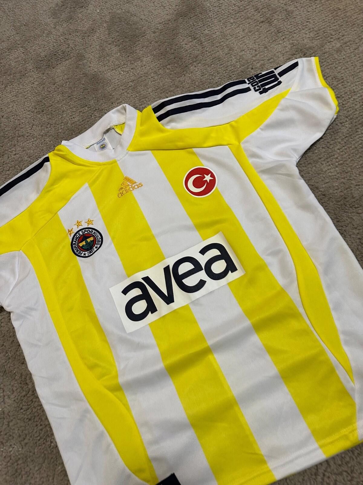 Adidas 2007-08 Adidas Fenerbahce Away Football Shirt Soccer Jersey Size US S / EU 44-46 / 1 - 3 Thumbnail