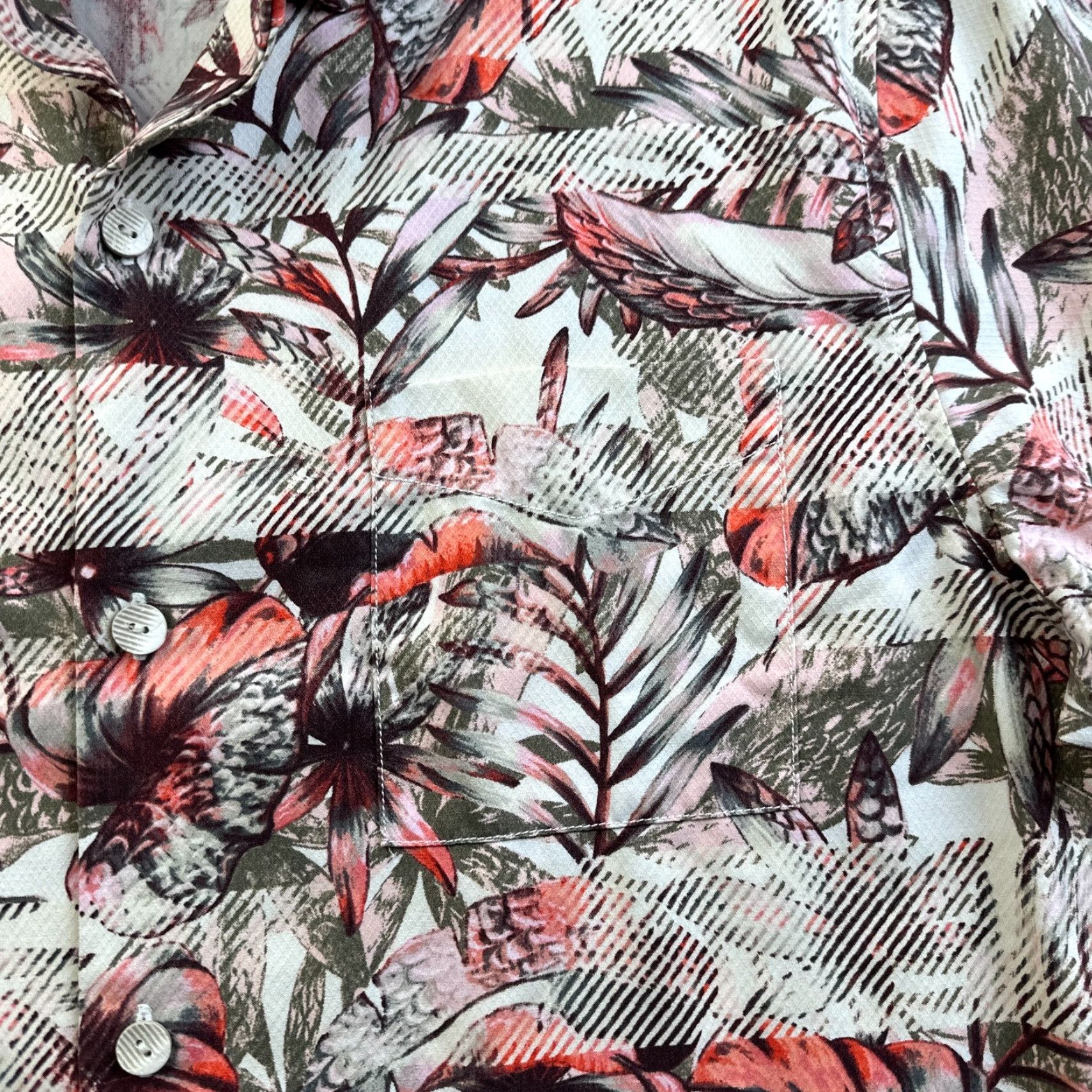Tommy Bahama Tommy Bahama Shirt Mens Large Island Zone Camp Performance Coolmax Shirt Size US L / EU 52-54 / 3 - 4 Thumbnail