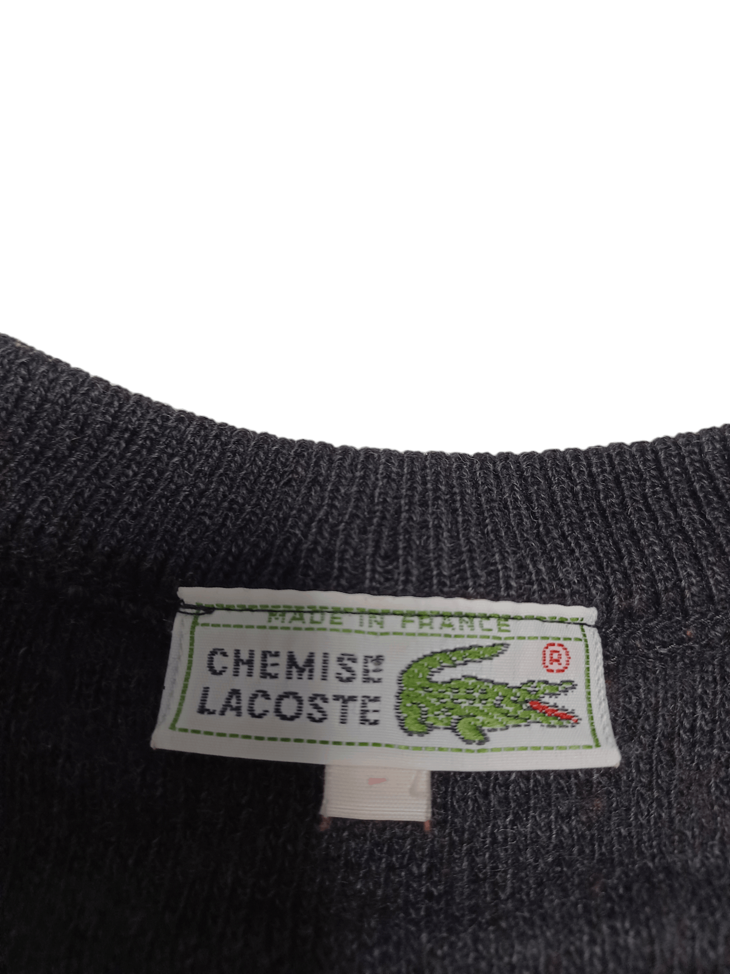 Lacoste MADE IN FRANCE 90S VINTAGE LACOSTE WOOL VEST SLEVELESS Size US L / EU 52-54 / 3 - 3 Thumbnail