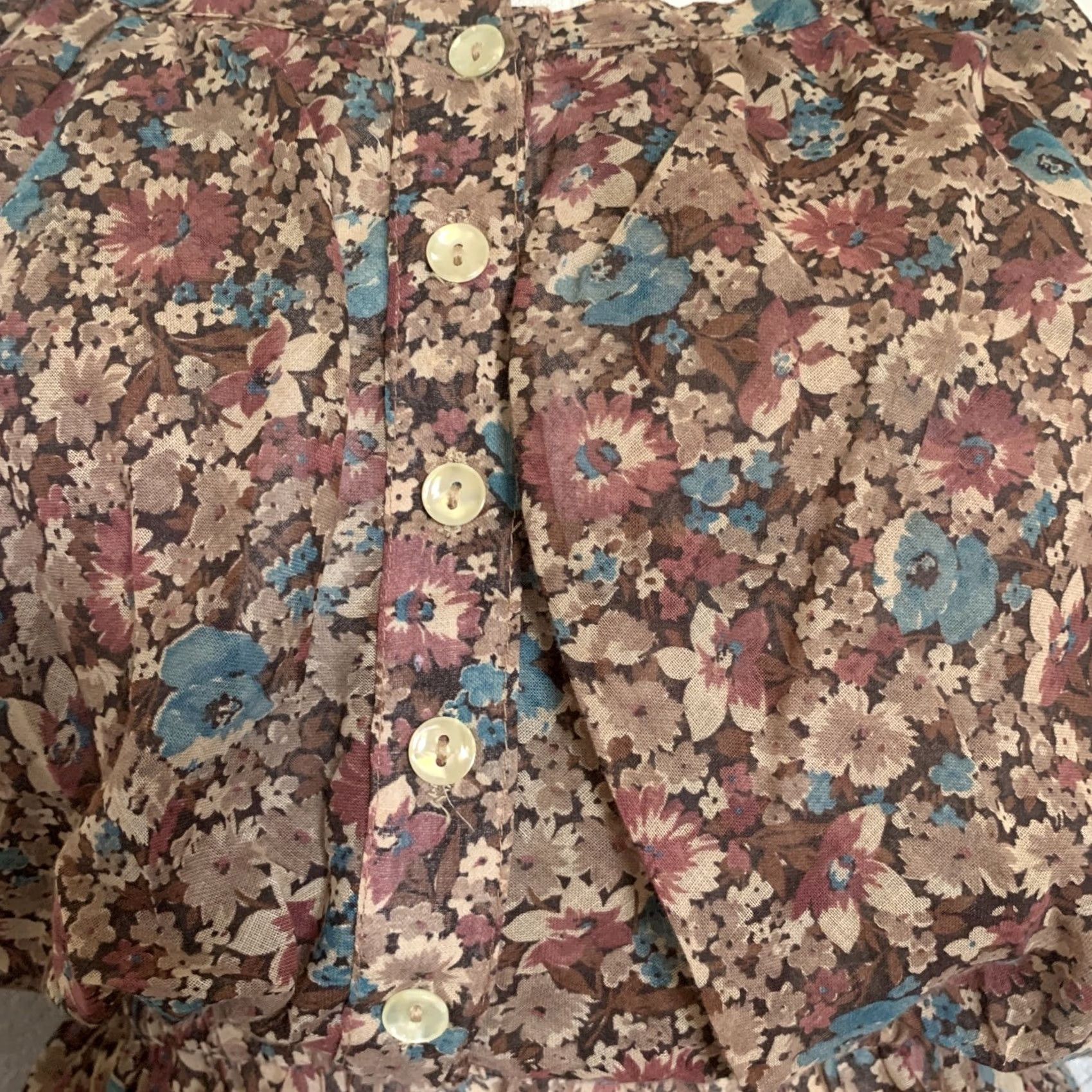 Vintage VINTAGE Pixie Sportswear of CA Inc Tank Maxi Dress Sz 9 Floral Brown Size M / US 6-8 / IT 42-44 - 4 Thumbnail