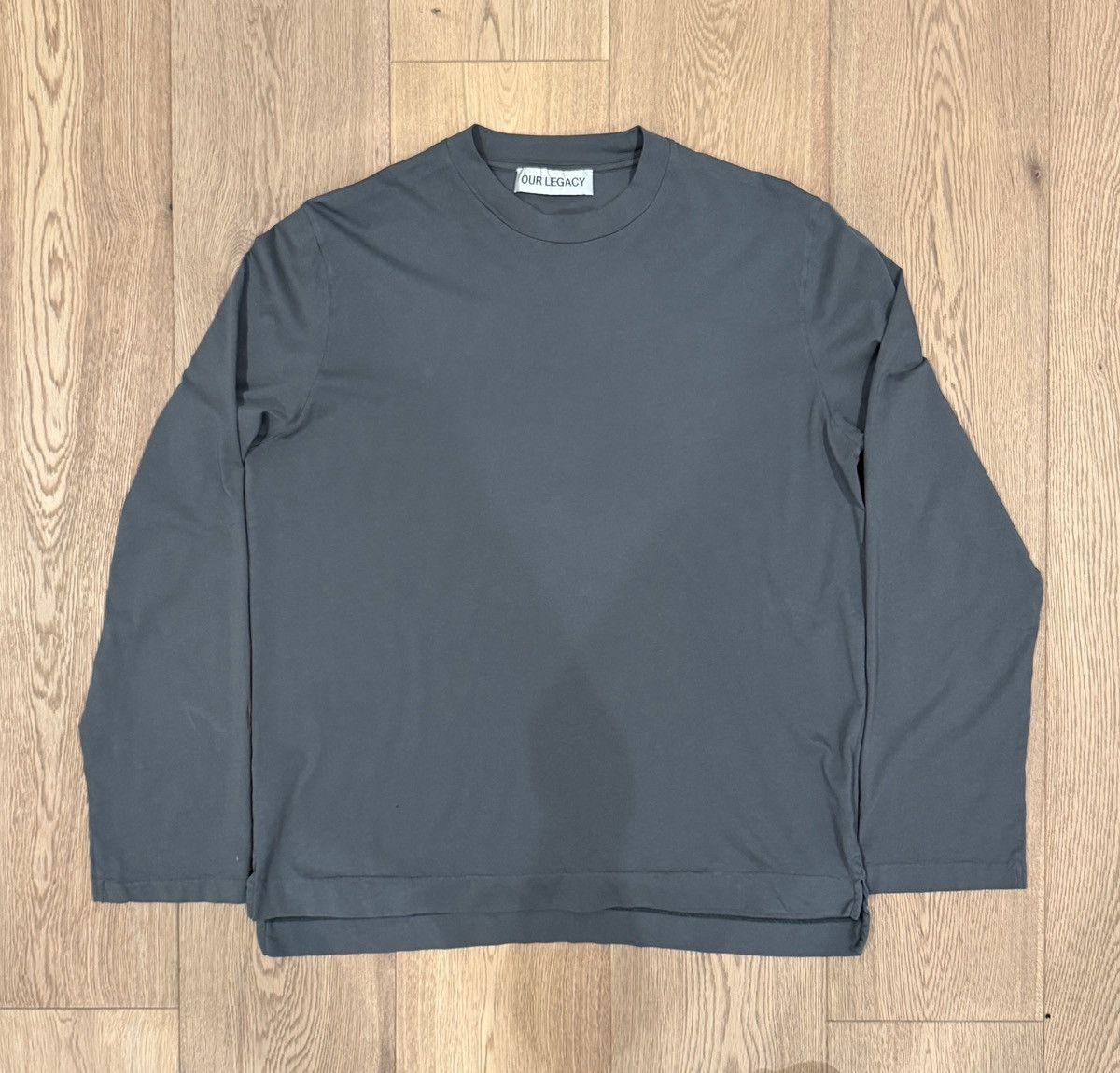 Our Legacy Sage Green Box Long-Sleeve Size US S / EU 44-46 / 1 - 1 Thumbnail