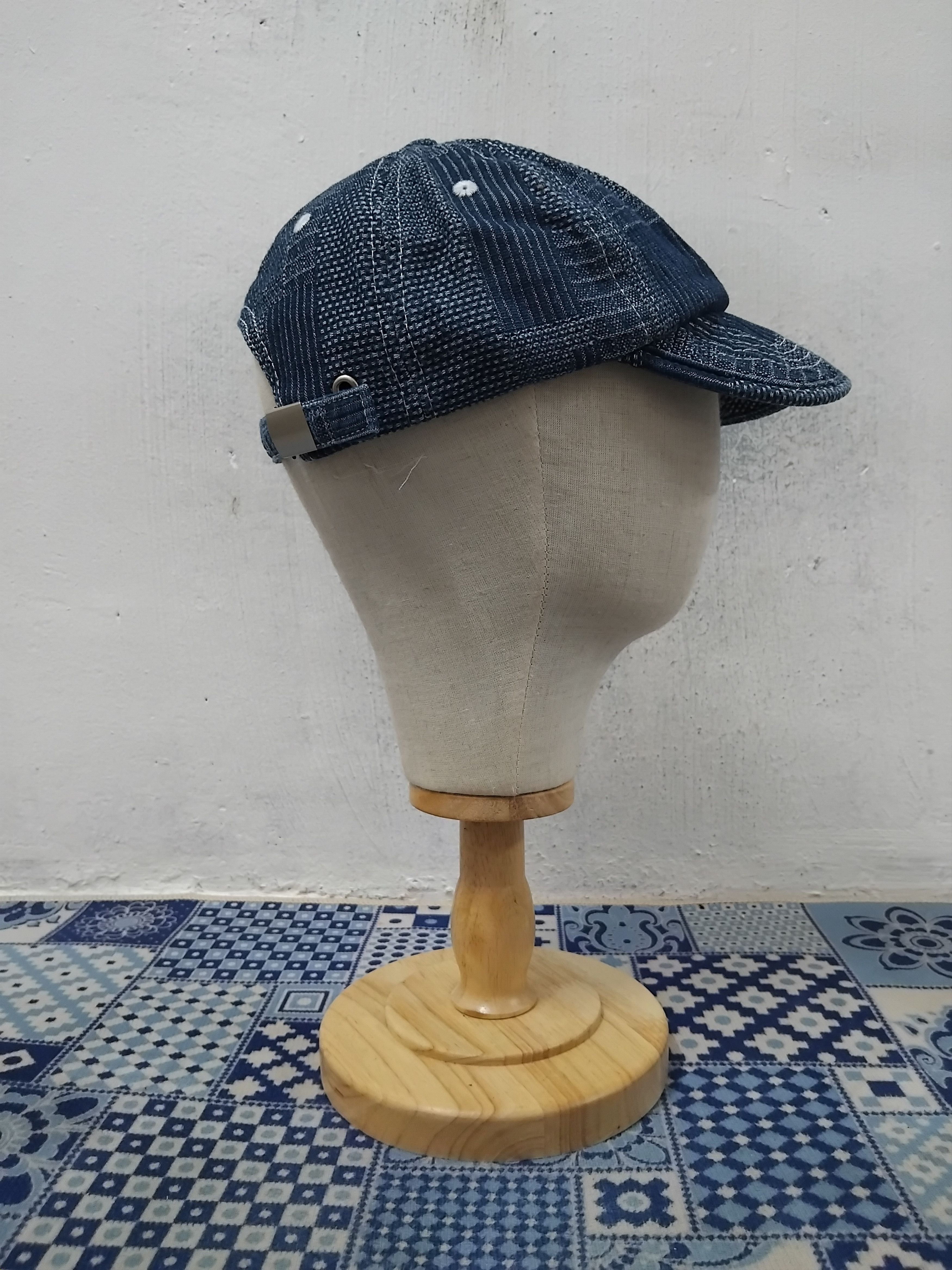 Japanese Brand Shashiko print style kapital inspired cap Size ONE SIZE - 6 Thumbnail