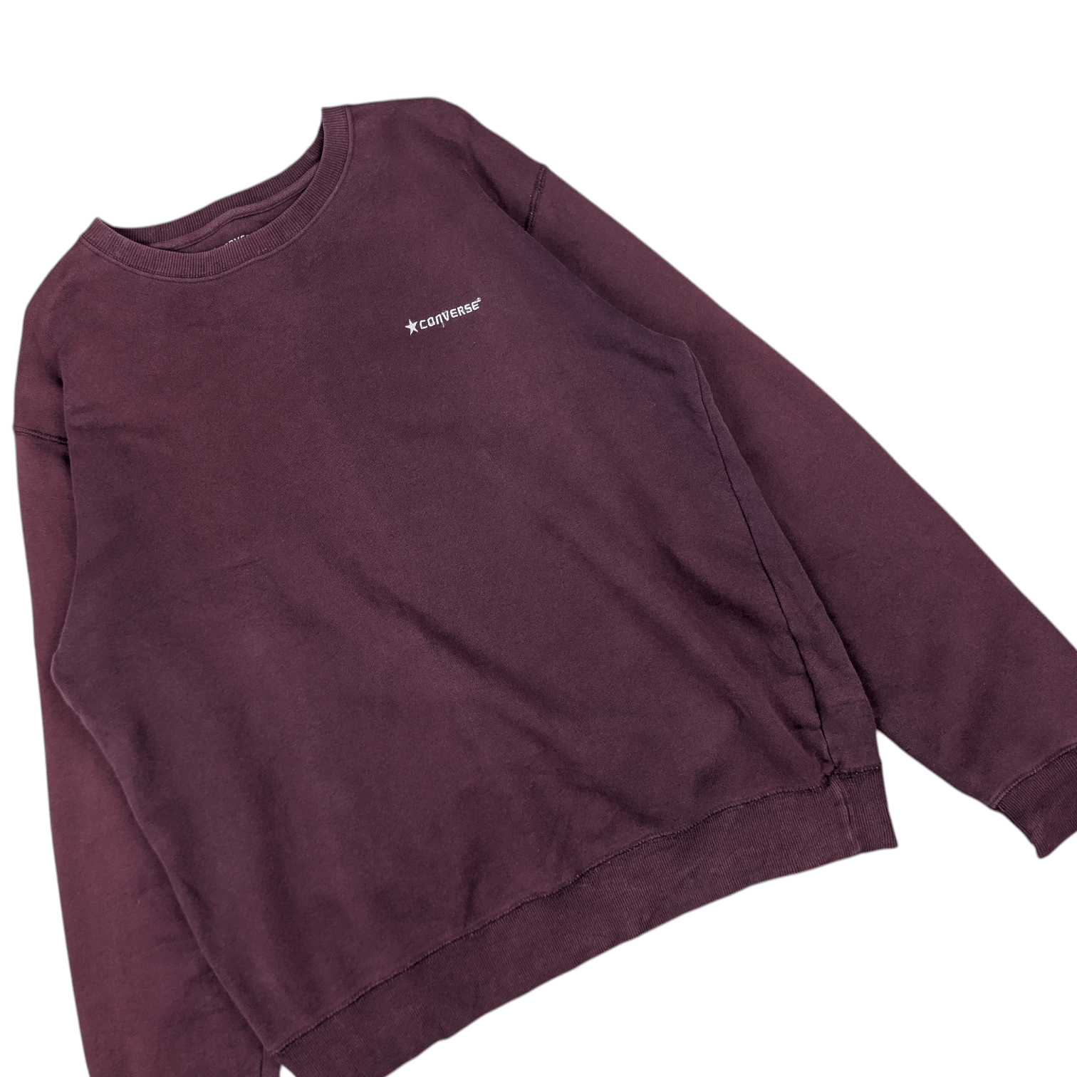 Converse Vintage 2000's CONVERSE Plain Jumper Sweatshirt Size US XL / EU 56 / 4 - 5 Thumbnail
