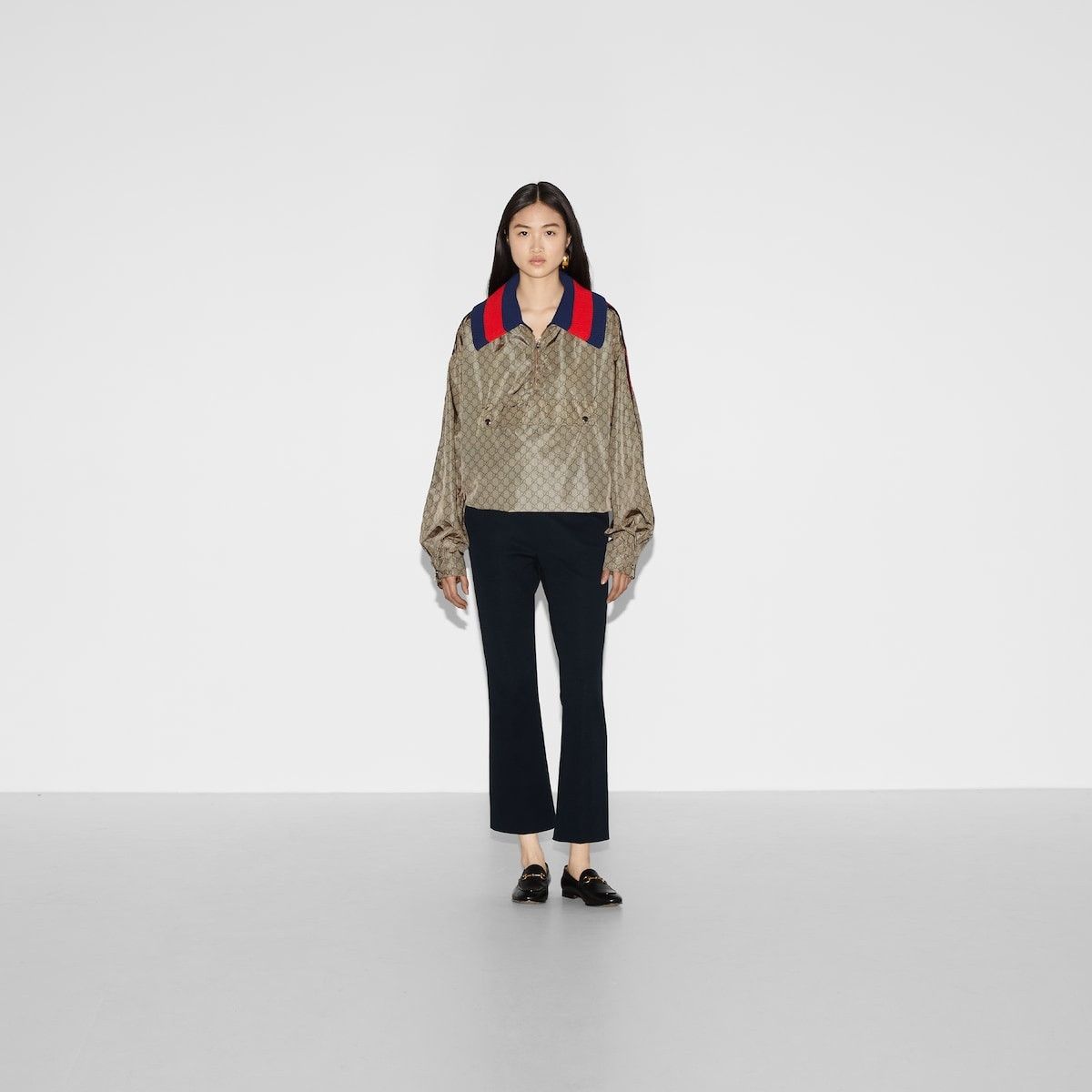 Gucci o1mt1gz0525 GG Nylon Jacket in Multicolor Size S / US 4 / IT 40 - 2 Thumbnail