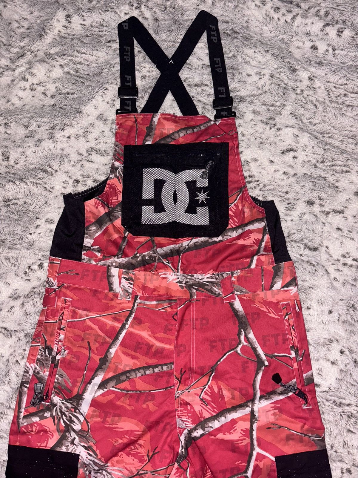 image of Ftpxdc Revival Bib in Red, Men's (Size 34)