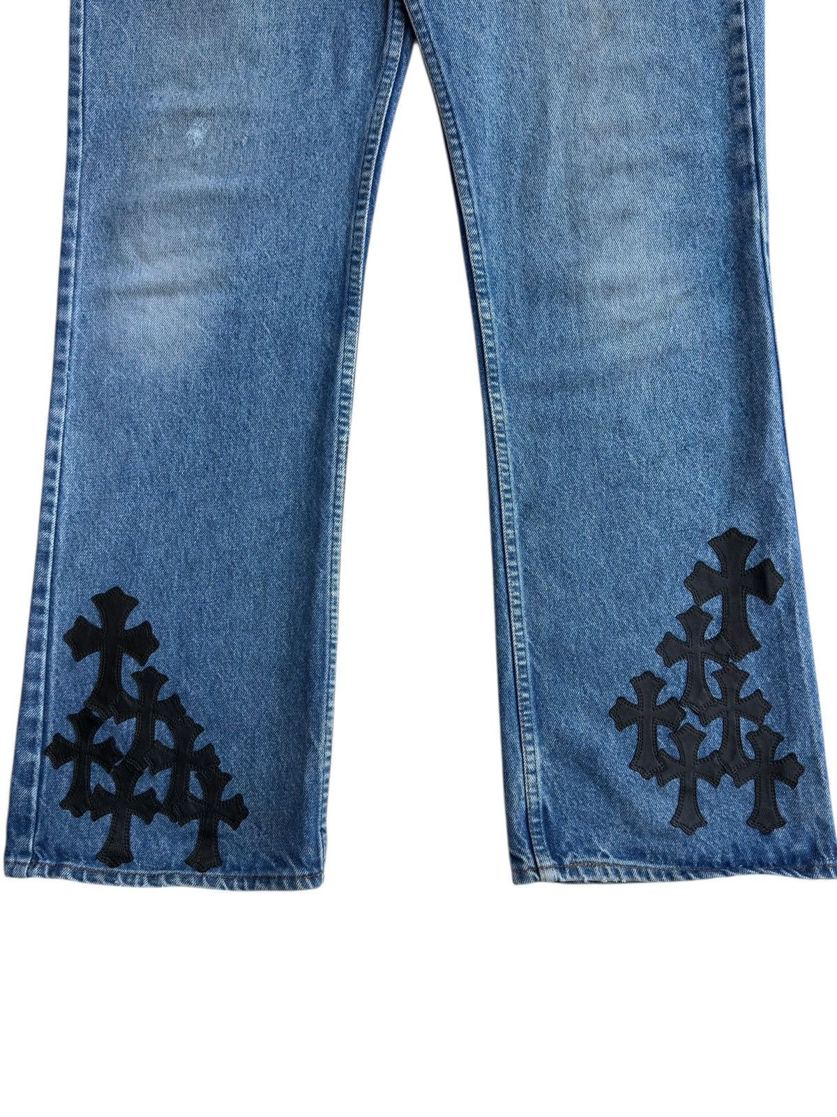 Chrome Hearts Chrome Hearts Flooded Patched 517 Levi’s Denim Jeans Size US 36 / EU 52 - 5 Thumbnail