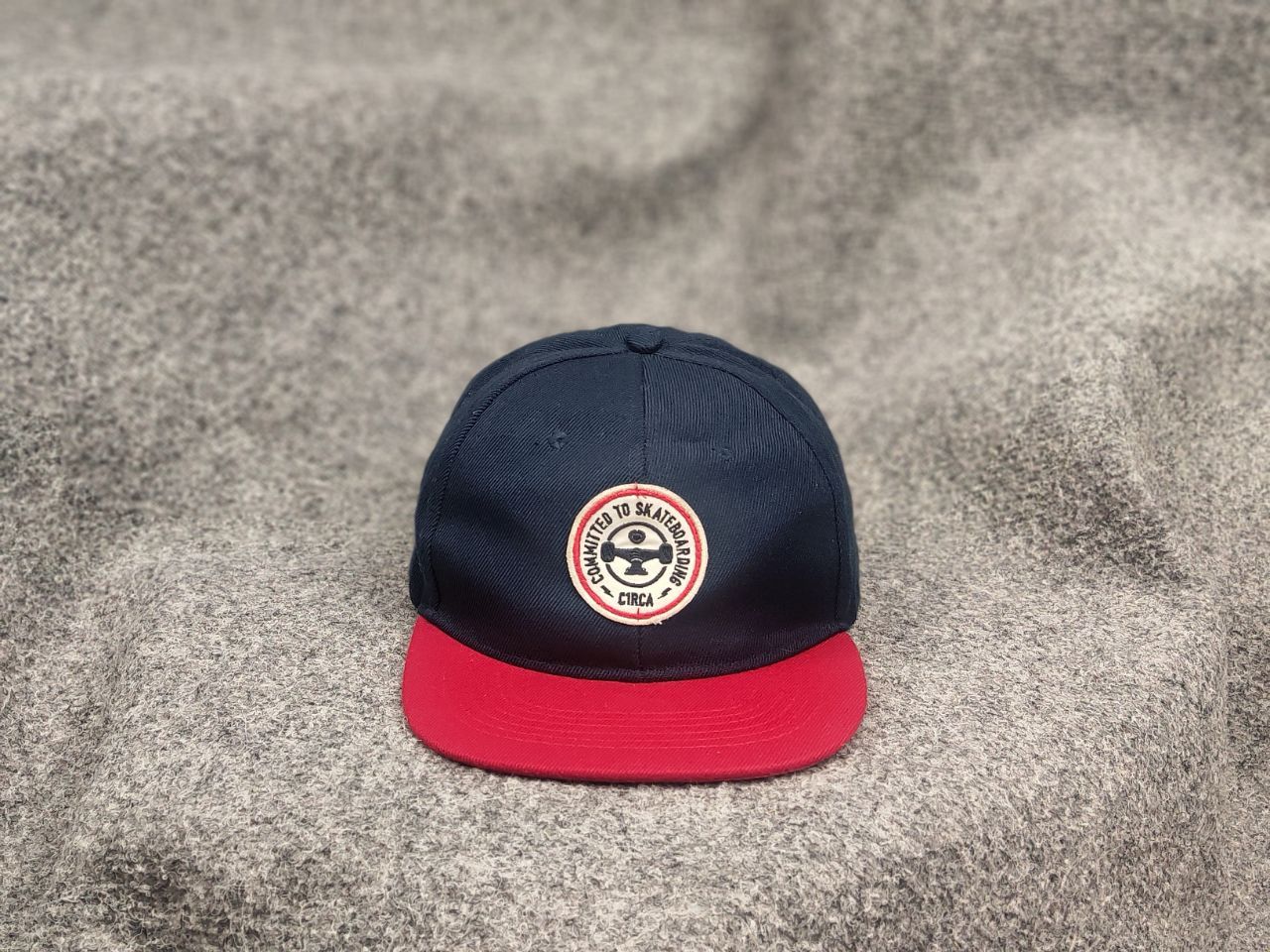 C1RCA Circa C1RCA Vintage skateboard Snapback Patch Hat Navy Red Size ONE SIZE - 1 Thumbnail