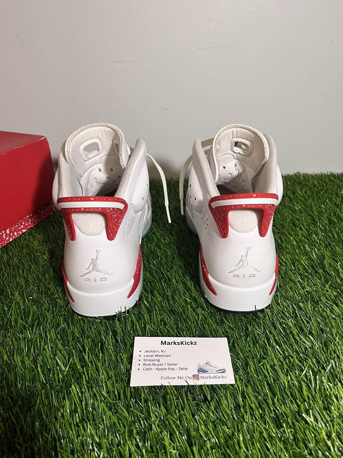 Jordan Brand air jordan 6 retro red oreo 2022 size 9.5 Size US 9.5 / EU 42-43 - 3 Thumbnail