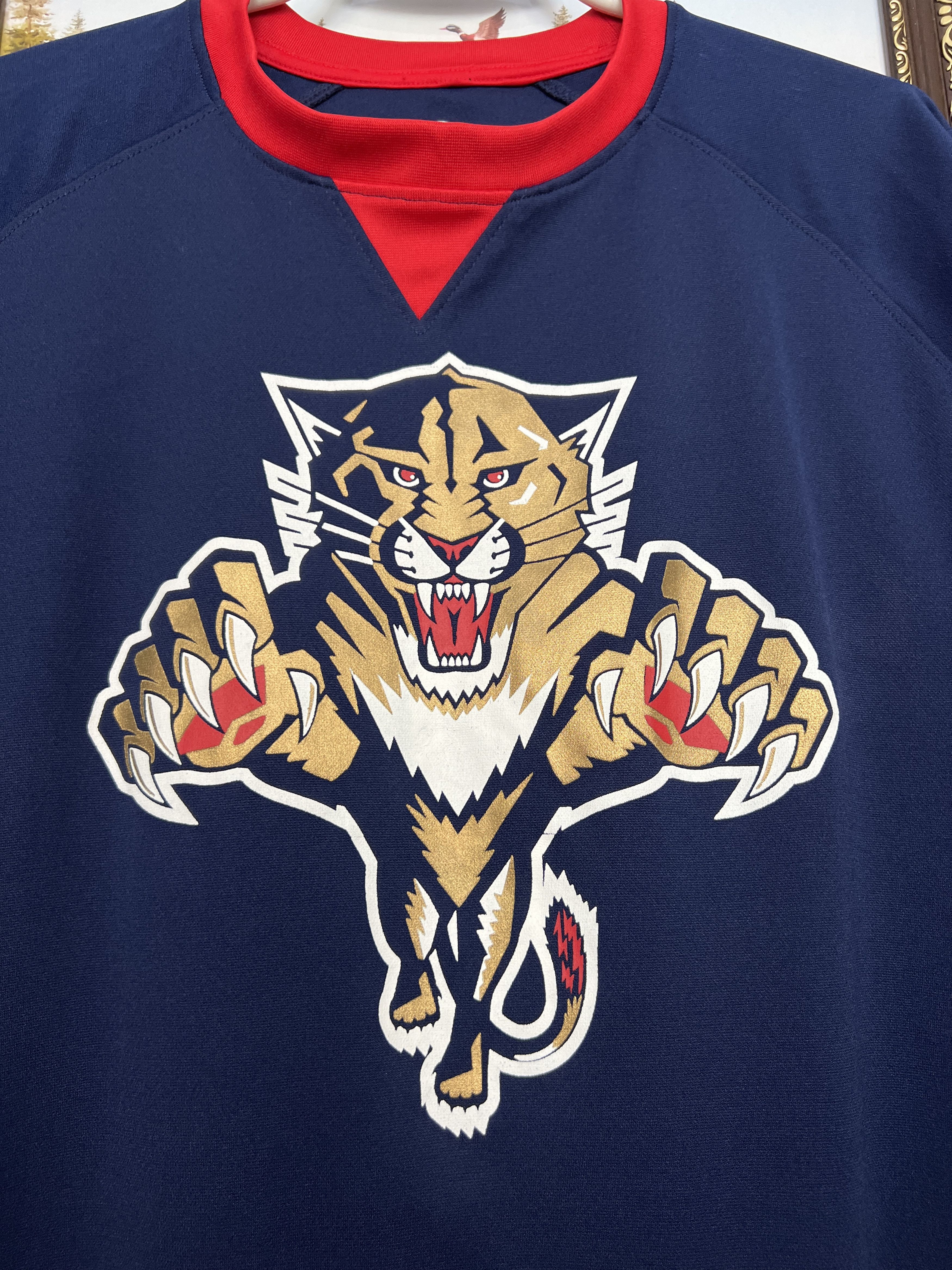 Vintage NHL Florida Panthers Blue Mens Jersey Ice Hockey Shirt Rare Size US M / EU 48-50 / 2 - 3 Thumbnail