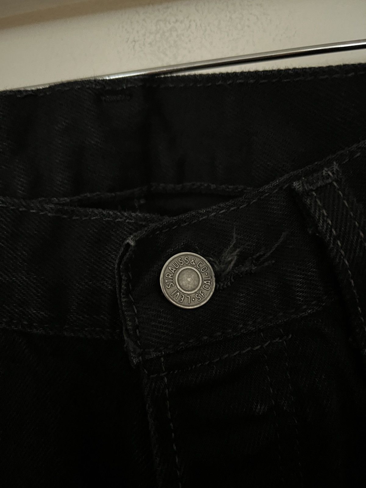 Levi's Levis 501 Denim Black Size US 29 - 3 Thumbnail