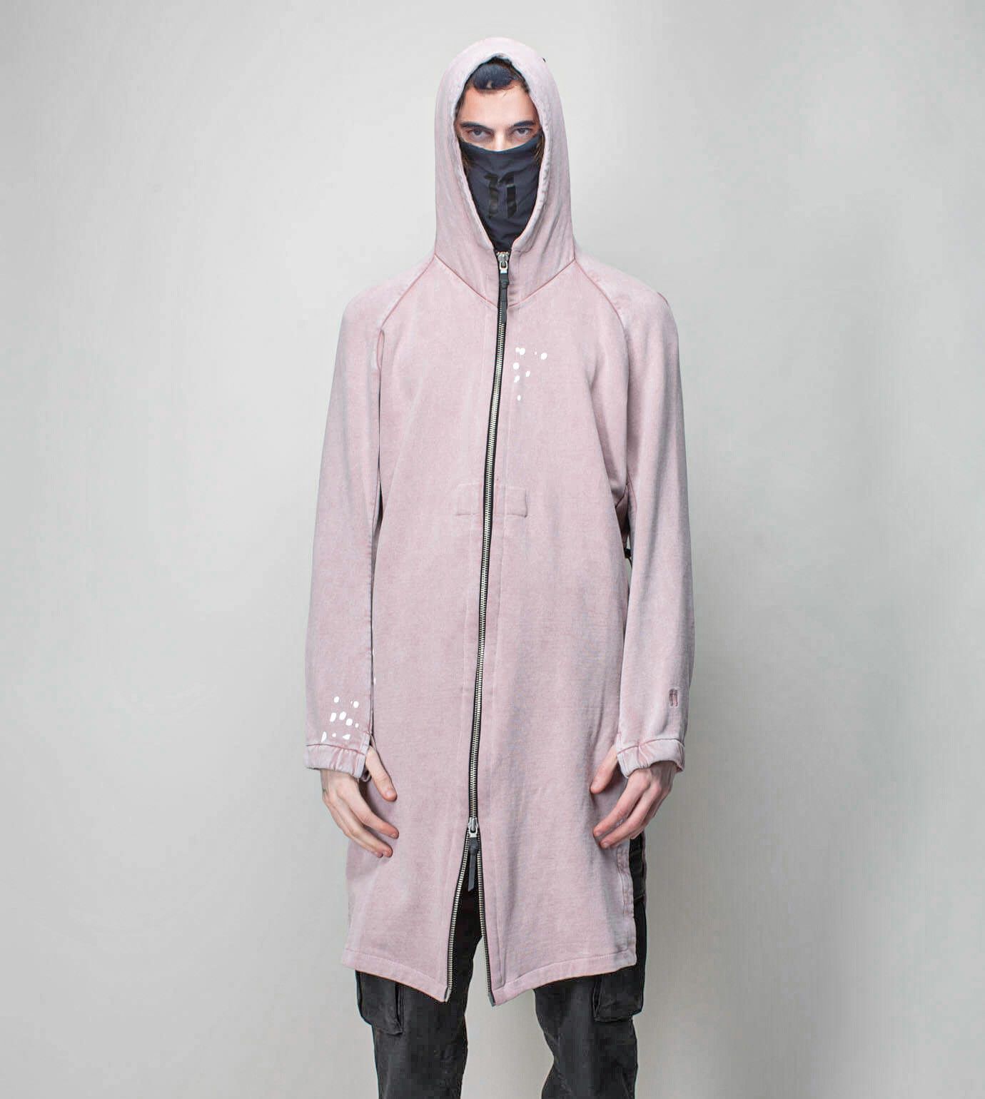 Z4 Long Zip Hoodie "Mellow Rose"