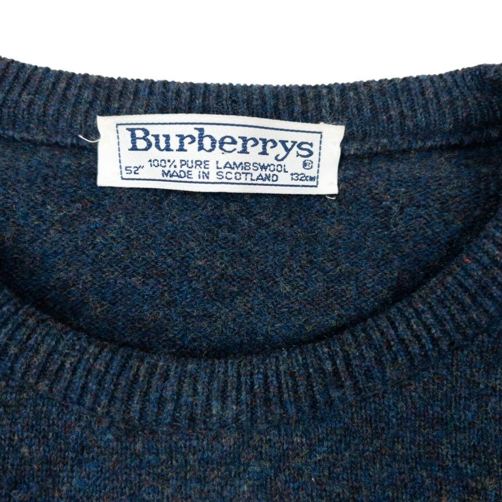 Burberry Vintage 90s Burberry Wool Jumper Size XL Size US XL / EU 56 / 4 - 4 Thumbnail
