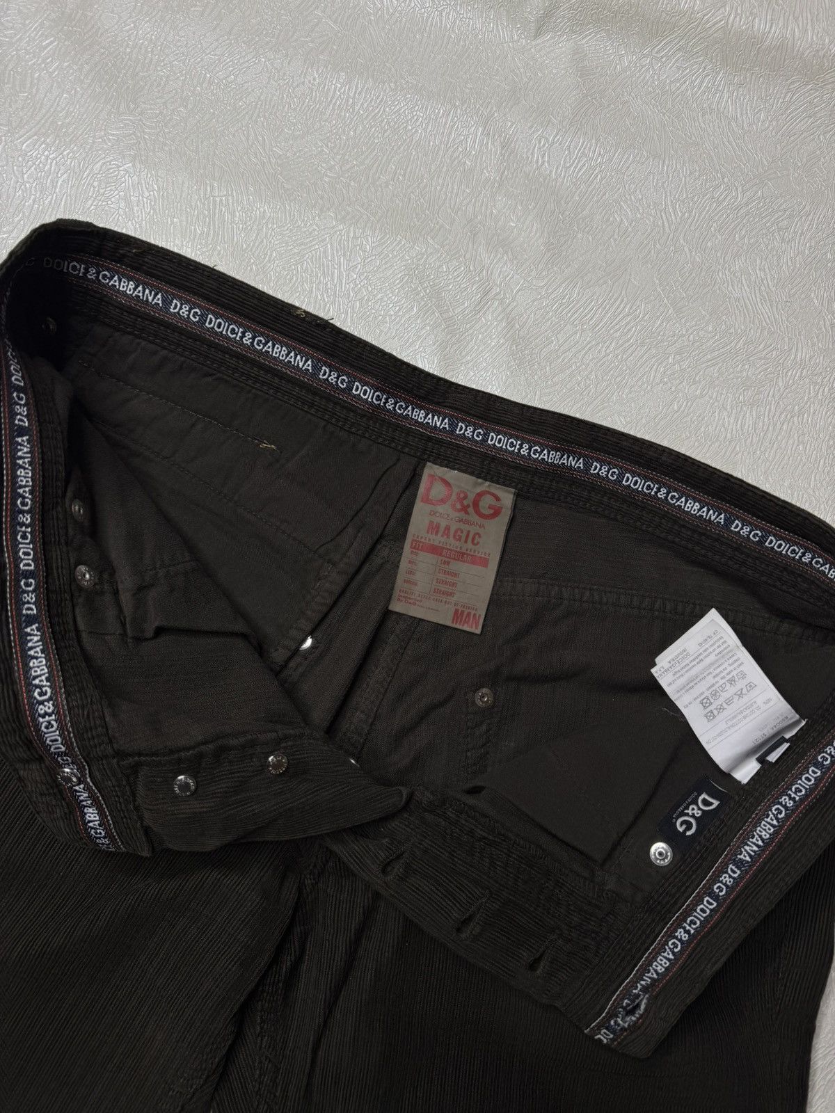 Dolce & Gabbana DOLCE & GABBANA VELVET PANTS VINTAGE STYLE Size US 33 - 8 Thumbnail
