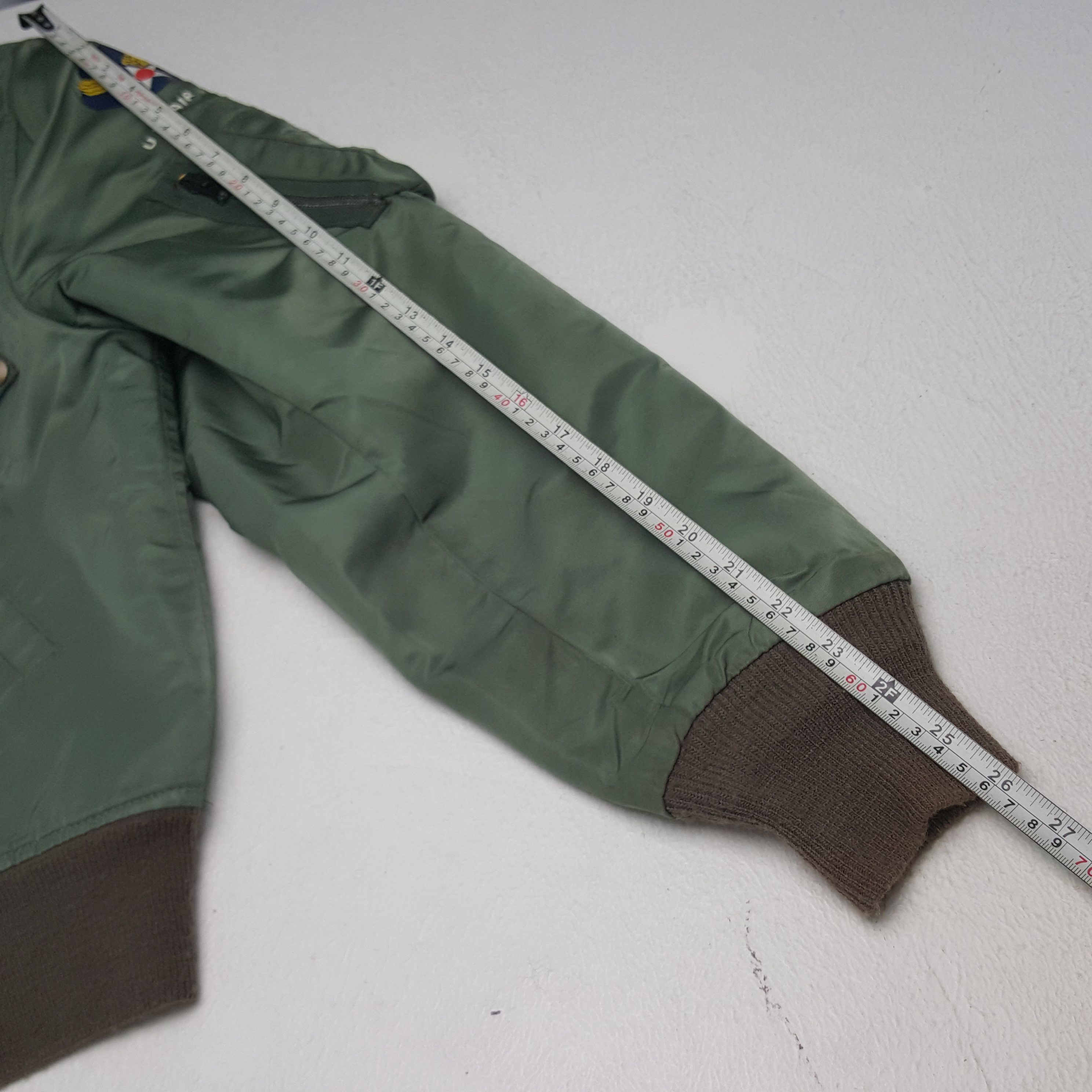 If Six Was Nine × Vintage Vintage Us Air Force x Custom Scorpion Bomber Jacket Size US M / EU 48-50 / 2 - 8 Thumbnail