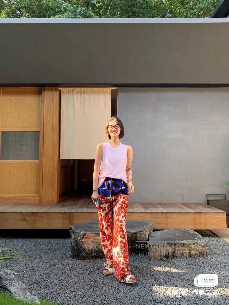 Dries Van Noten Dries Van Noten Runway-Exclusive Velvet Printed Midi Skirt Size 37" - 8 Thumbnail