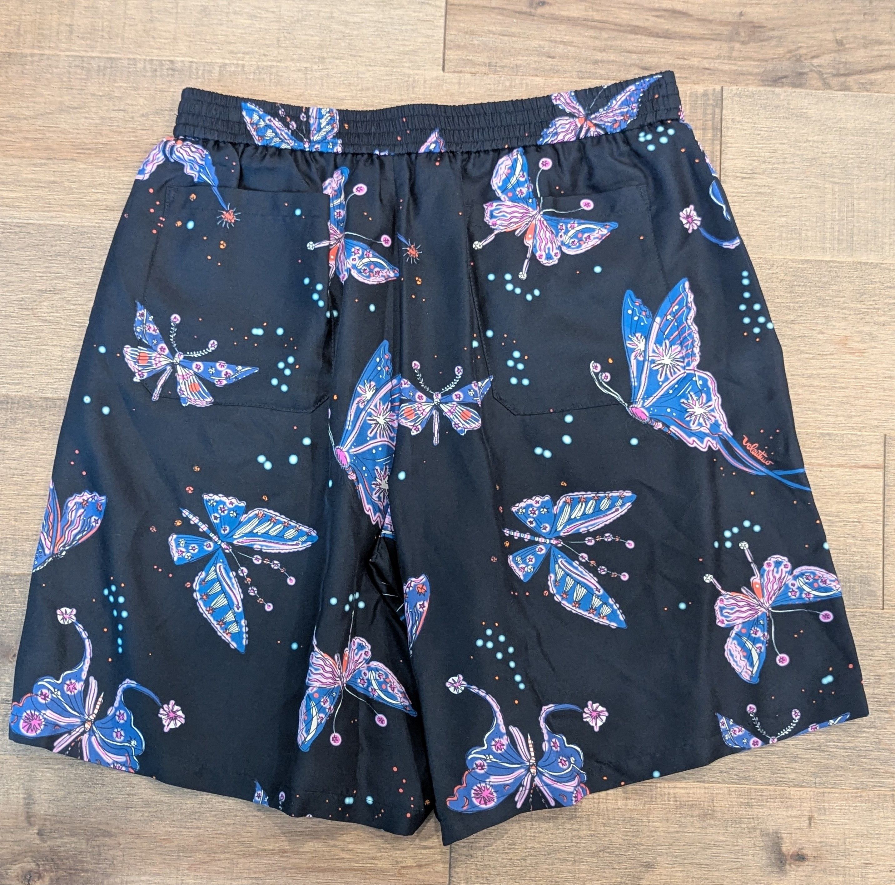 Valentino Valentino Butterfly Print Silk Bermuda Shorts Gray 50 US Size US 34 / EU 50 - 2 Thumbnail