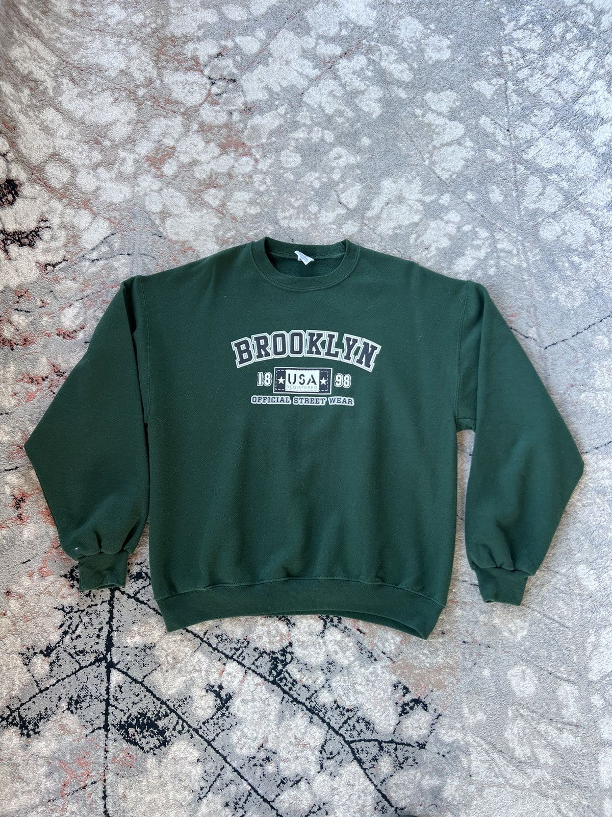 Brooklyn Clothing × Jerzees × Vintage Vintage Jerzees Brooklyn USA Sweatshirt Size US L / EU 52-54 / 3 - 1 Thumbnail