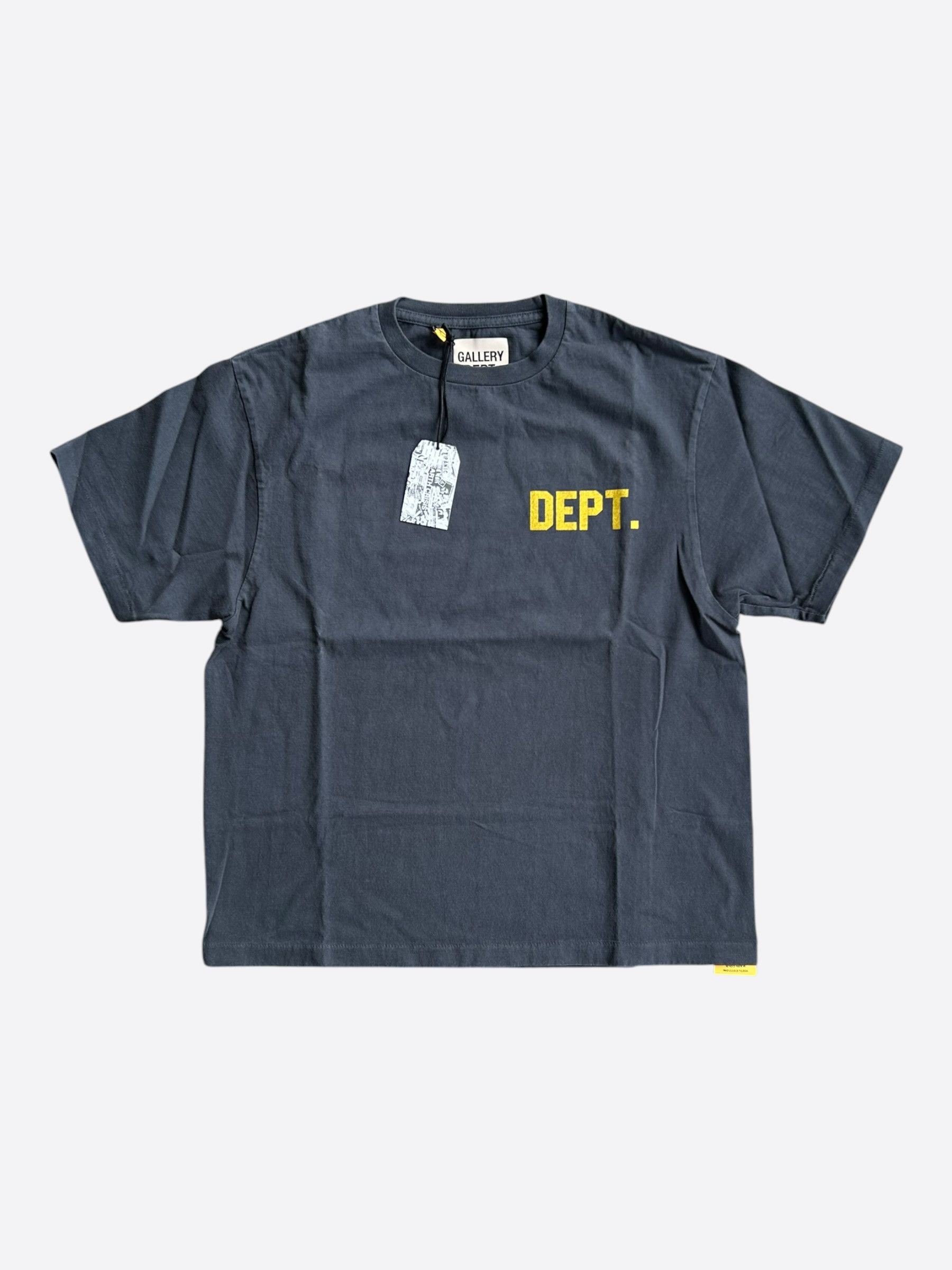 Gallery Dept. Gallery Dept Faded Black & Yellow Coach Logo T-Shirt Size US S / EU 44-46 / 1 - 1 Thumbnail
