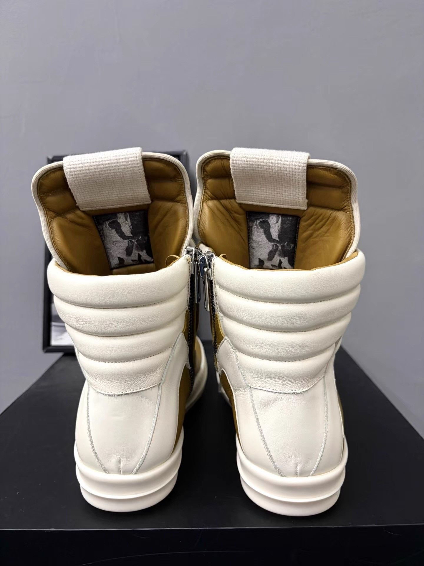 Rick Owens Rick Owens Mainline Geobasket High-Top Shoes K34 Size US 7 / EU 40 - 7 Thumbnail