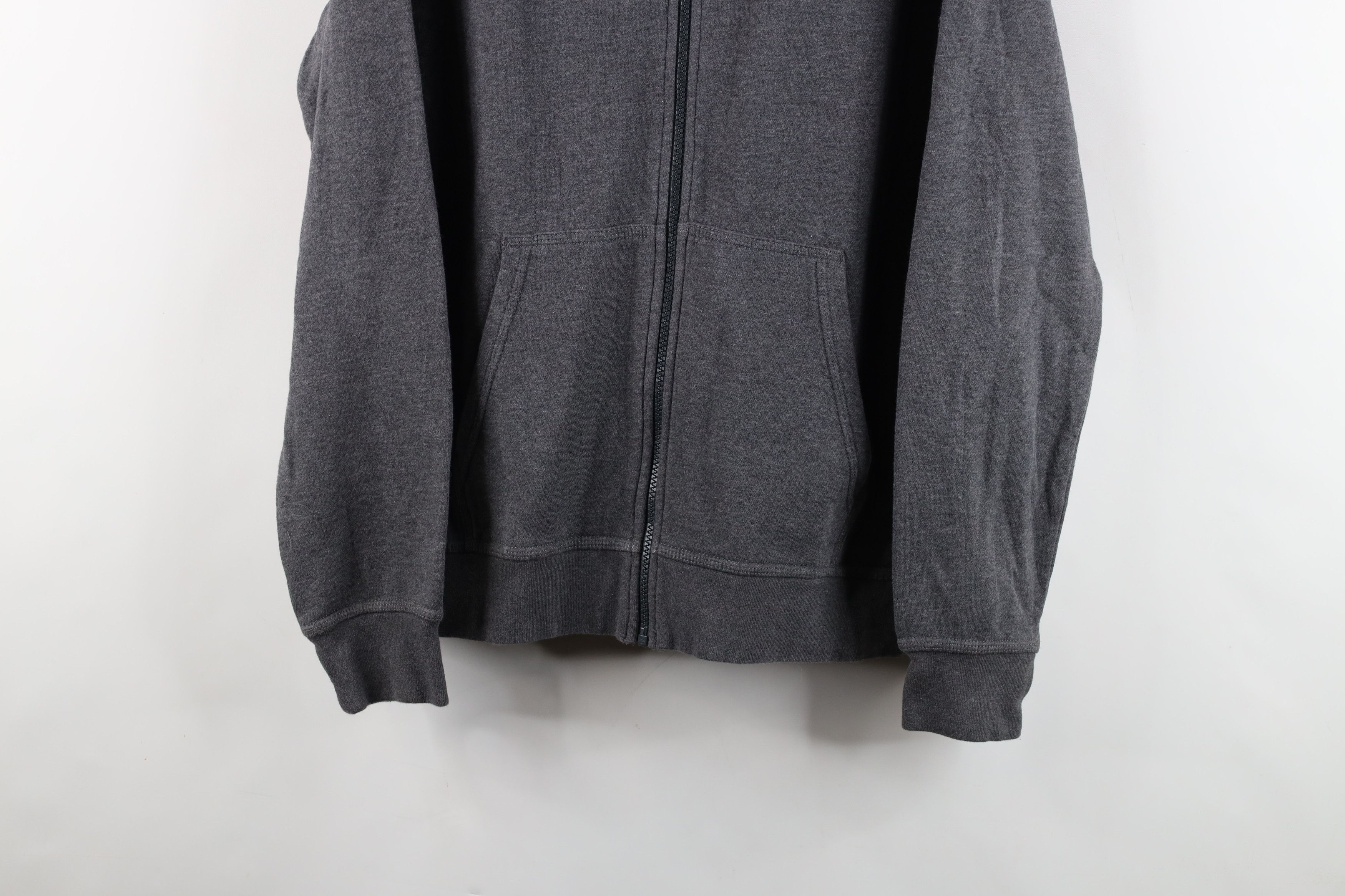 Nike × Vintage Vintage Nike Travis Scott Mini Swoosh Full Zip Hoodie Gray Size US M / EU 48-50 / 2 - 3 Thumbnail