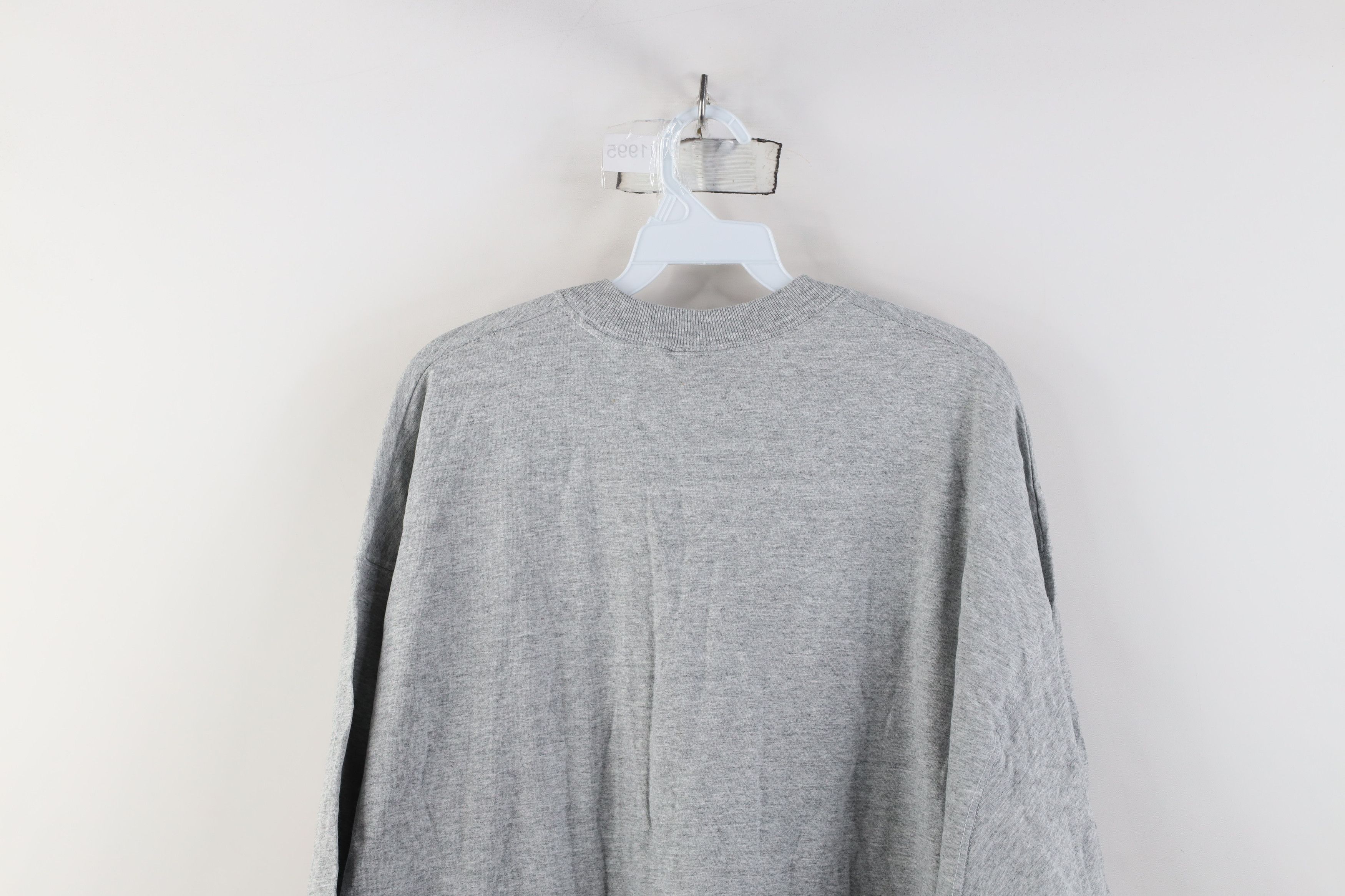 Vintage Deadstock Vintage 90s Streetwear Pocket T-Shirt Gray USA Size US XXL / EU 58 / 5 - 11 Thumbnail