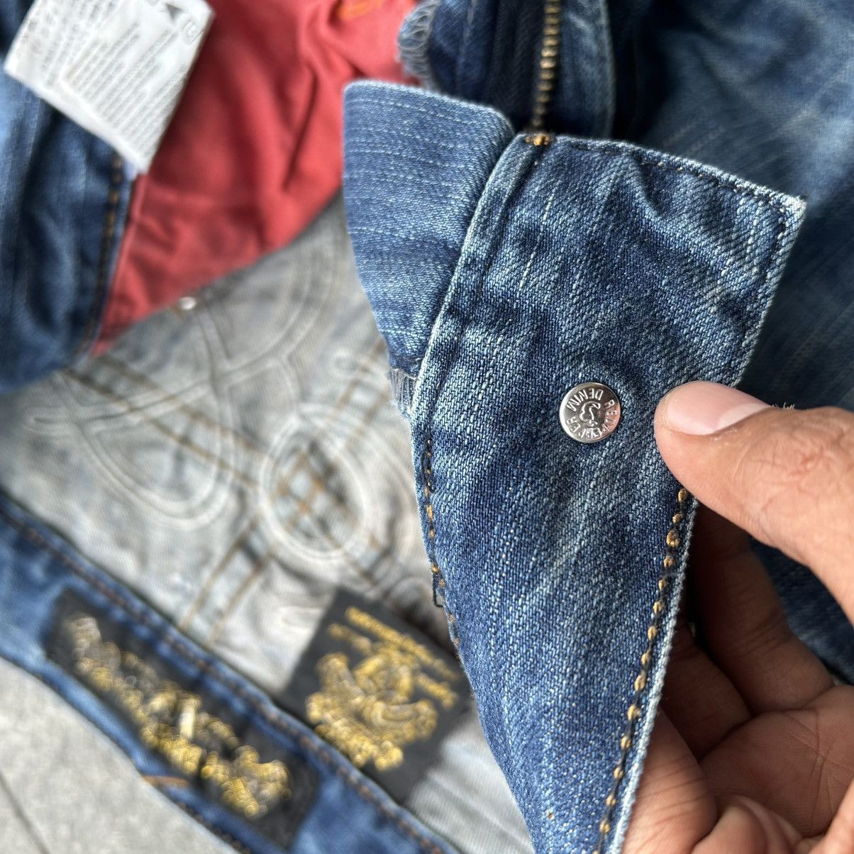 Japanese Brand Vintage y2k Redpepper Jeans Skull Size US 34 / EU 50 - 10 Thumbnail