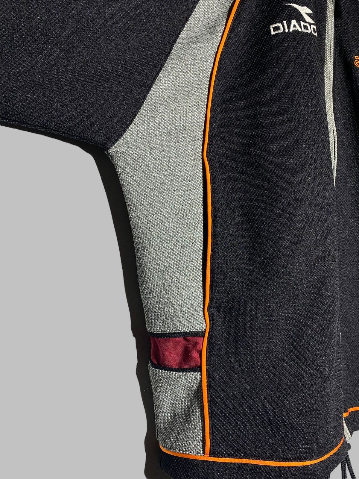 Diadora × Vintage Vintage 90s AS Roma Diadora Full Zip Top Stylish Sportwear Size US S / EU 44-46 / 1 - 12 Thumbnail