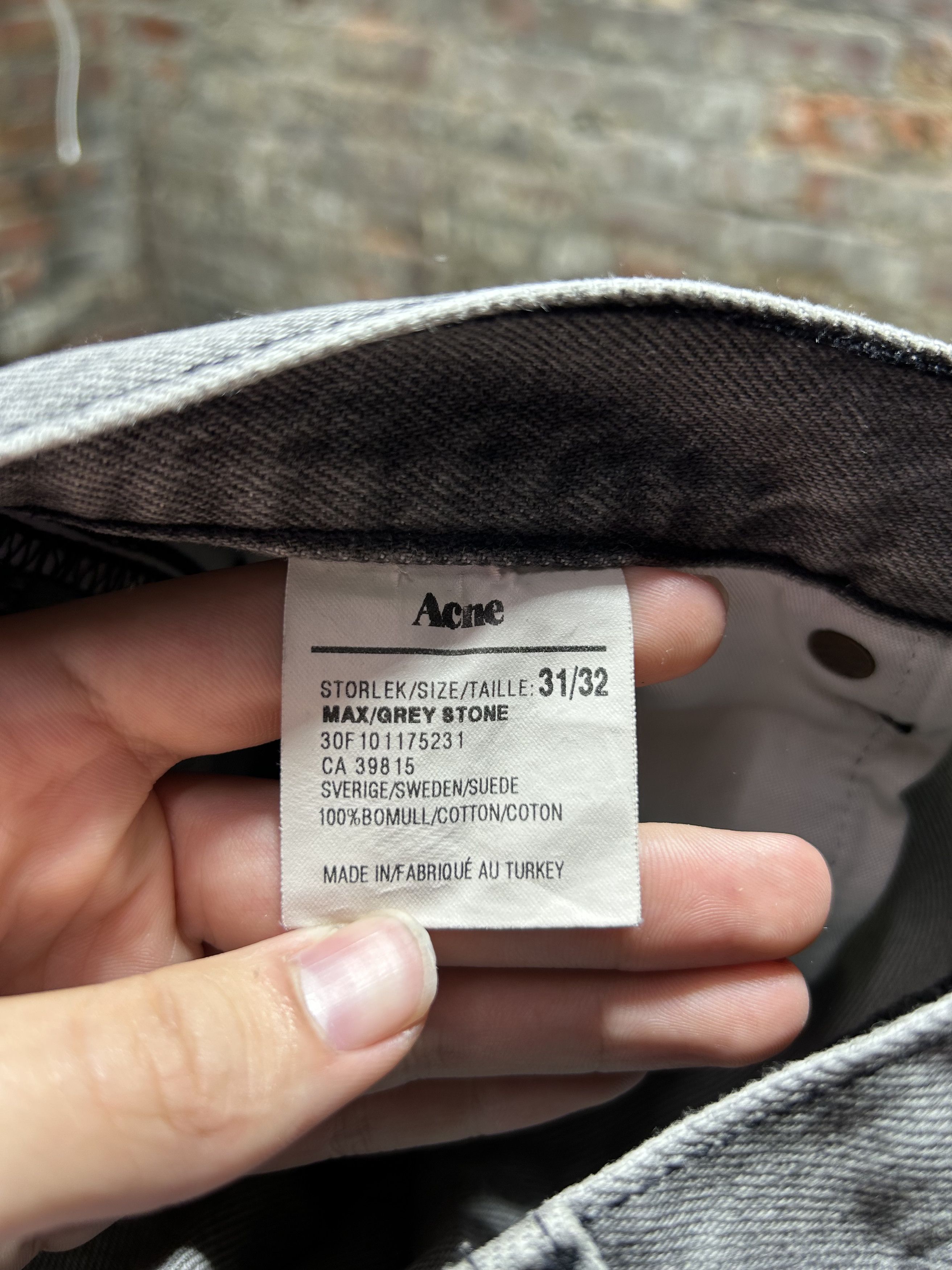 Acne Studios Acne Studios Slim-Fit Denim Jeans Size US 31 - 4 Thumbnail