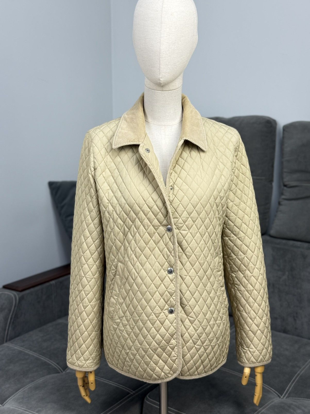 Burberry Burberry London Quilted Jacket Beige Nova Check Lining Size M / US 6-8 / IT 42-44 - 5 Thumbnail