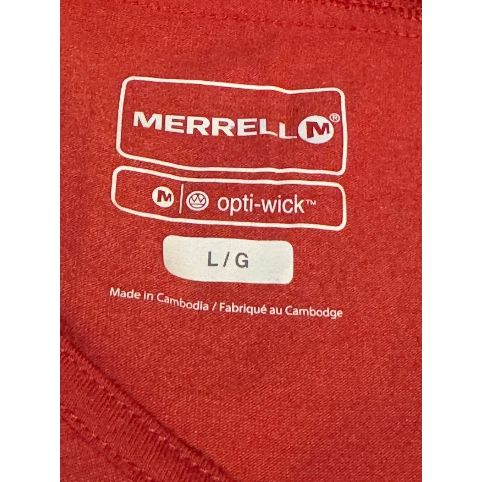 Merrell Merrell Shirt Sleeveless Opti-Wick V-Neck Coral Large Size L / US 10 / IT 46 - 6 Thumbnail