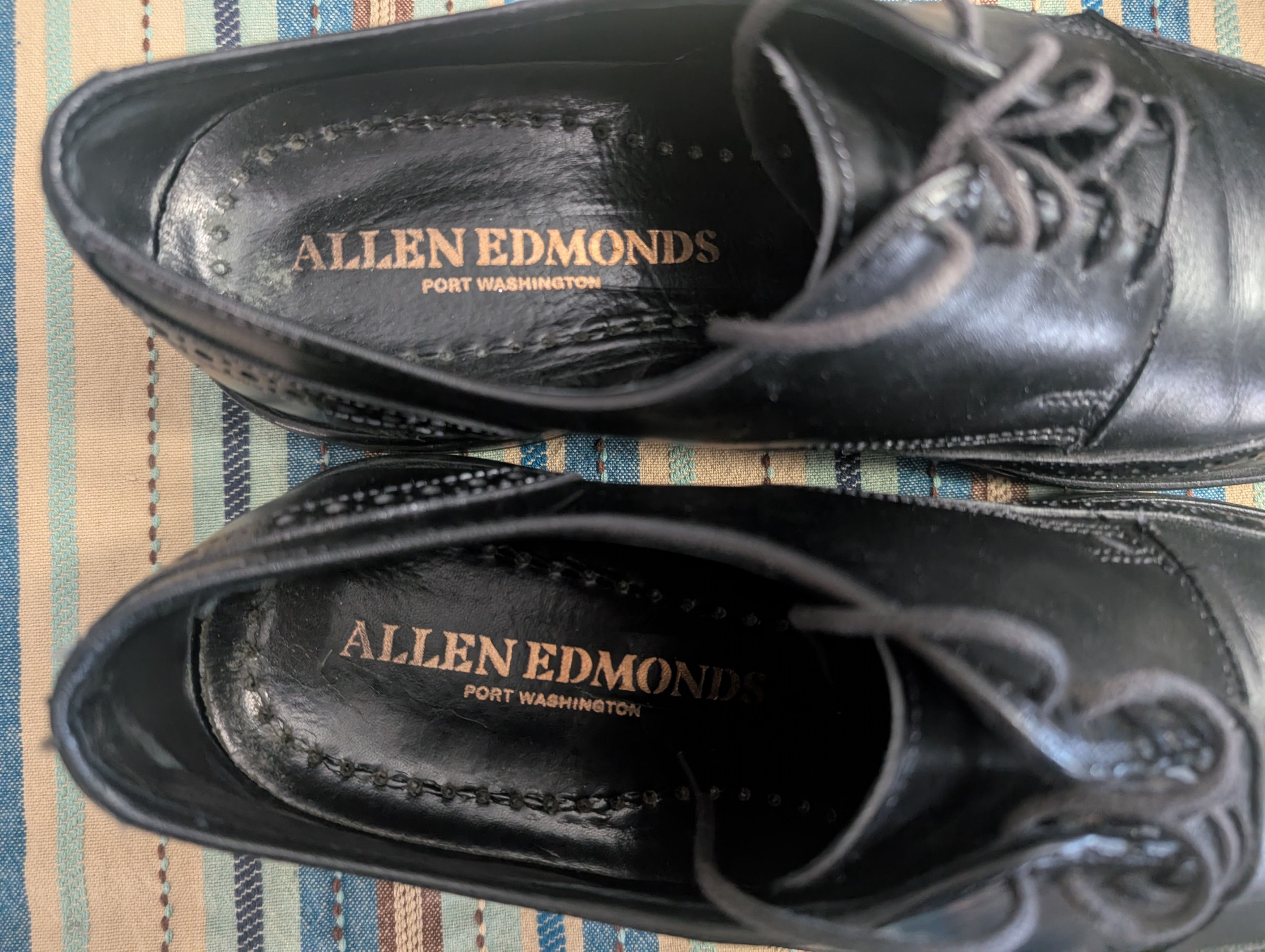 Allen Edmonds Allen Edmonds Port Washington Oxfords Size US 11 / EU 44 - 2 Thumbnail