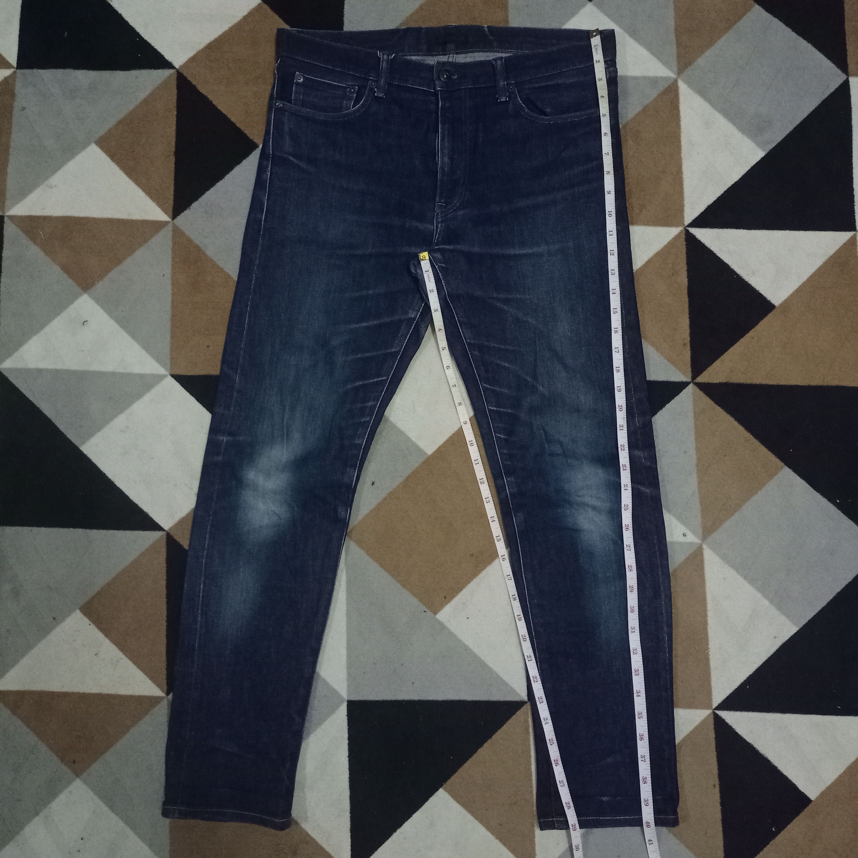 Uniqlo Vintage Japanese Uniqlo Blue Wash Selvedge Jeans Size US 36 / EU 52 - 8 Thumbnail