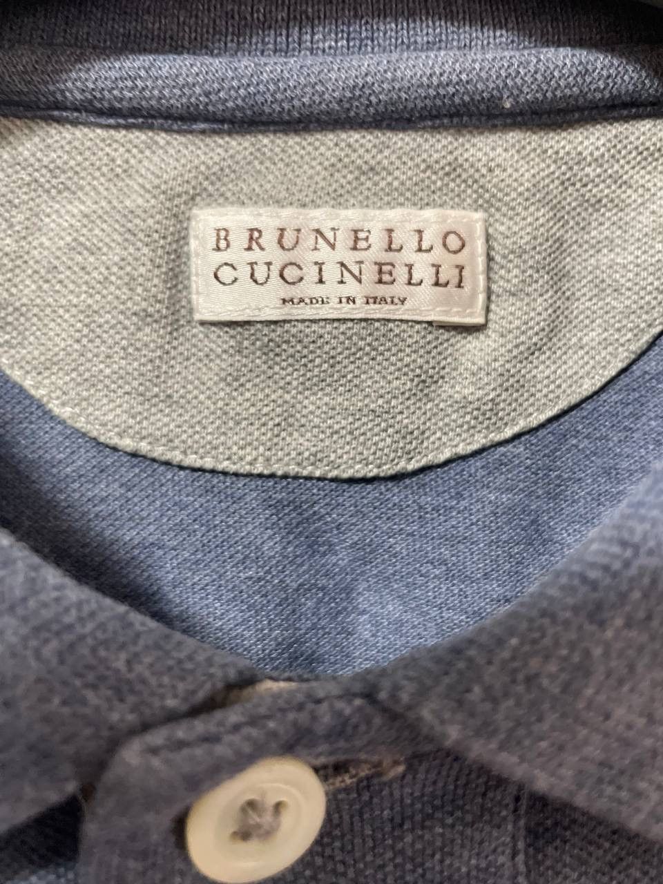 Brunello Cucinelli Brunello Cucinelli vintage polo shirt Size US L / EU 52-54 / 3 - 3 Thumbnail