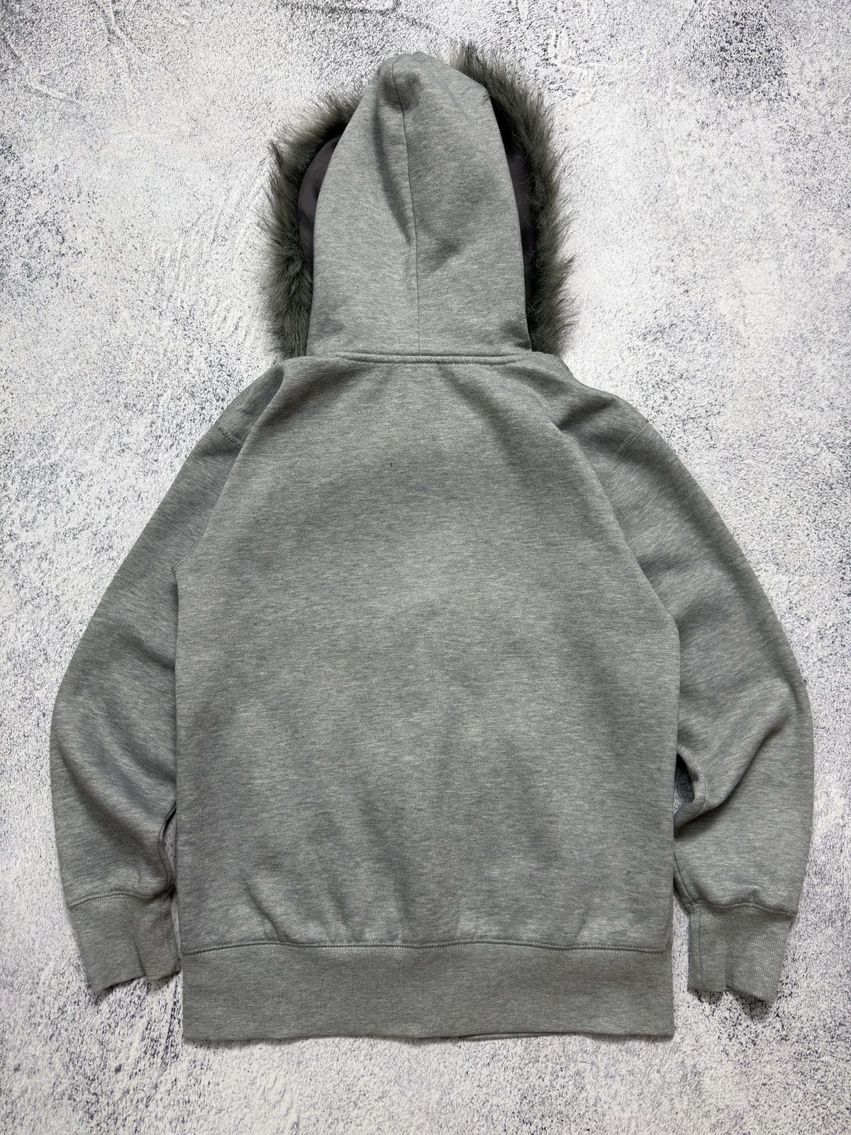 Abercrombie & Fitch Y2K Abercrombie & Fitch Faux Fur Zip Up Hoodie Cyber Size US M / EU 48-50 / 2 - 9 Thumbnail