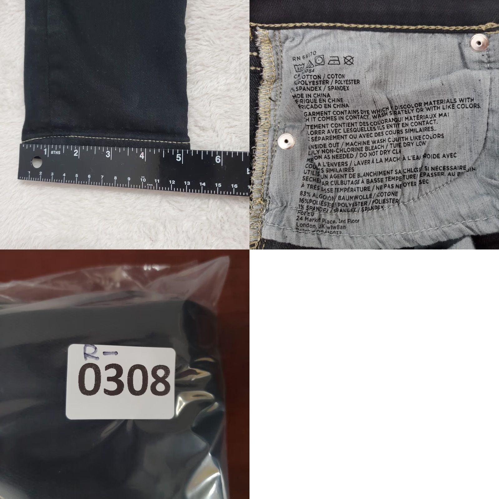 Bdg BDG Jeans Women 27x29 Black Mid Rise Twig Ankle Skinny Stretch Regular 28 Waist 27 Inseam 90s City Denim 5-Pocket Womens Size 27" / US 4 / IT 40 - 9 Thumbnail